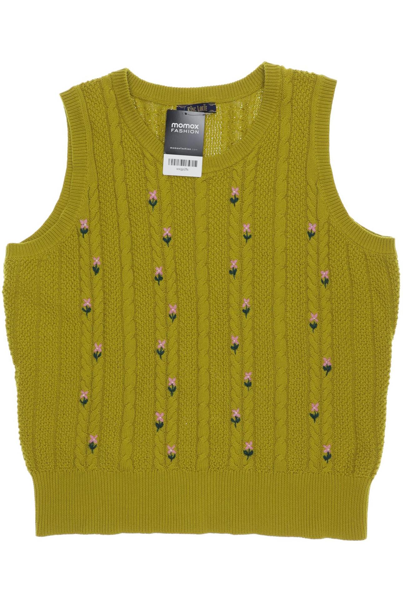 

King Louie Damen Pullover, gelb, Gr. 44