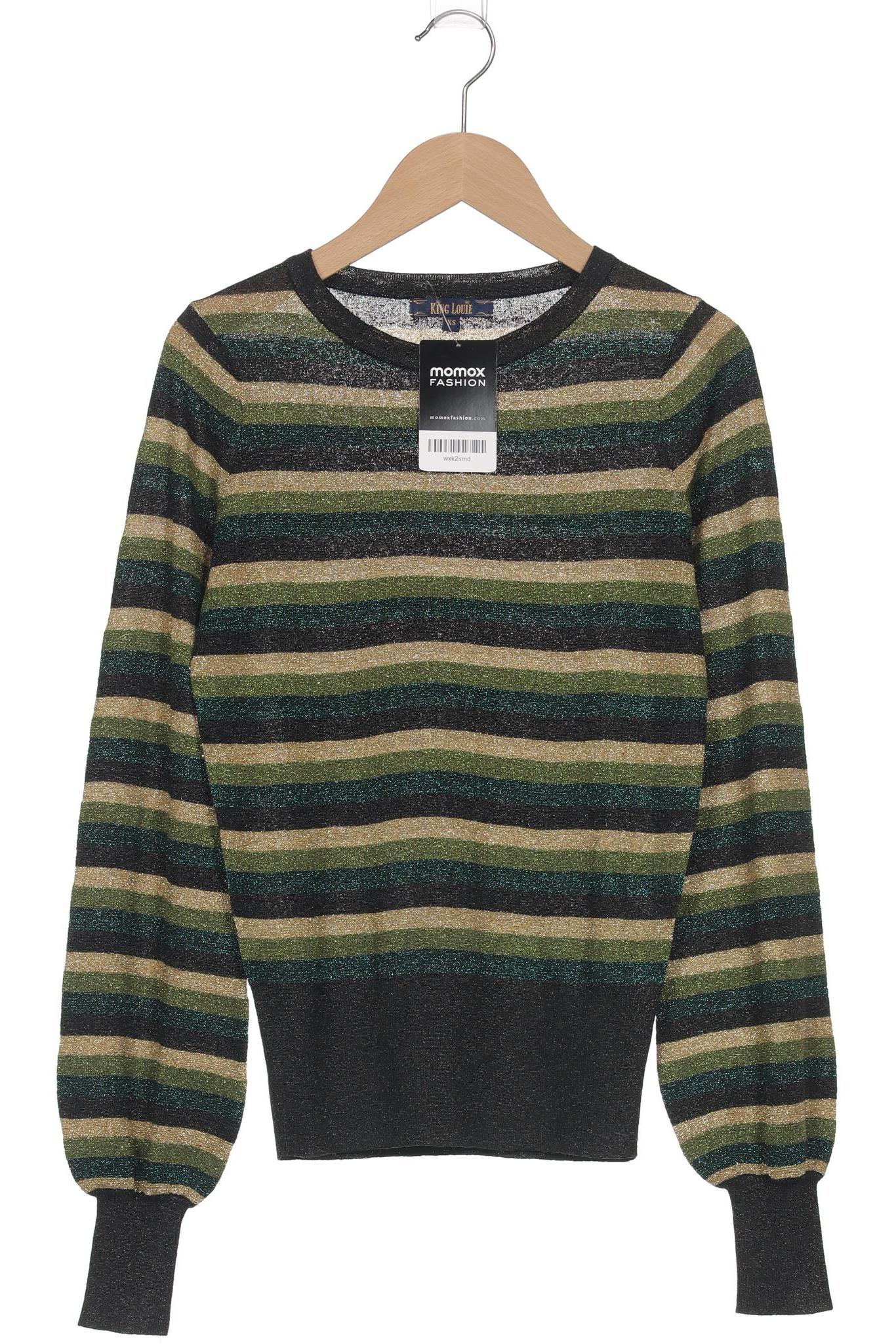 

King Louie Damen Pullover, grün, Gr. 34