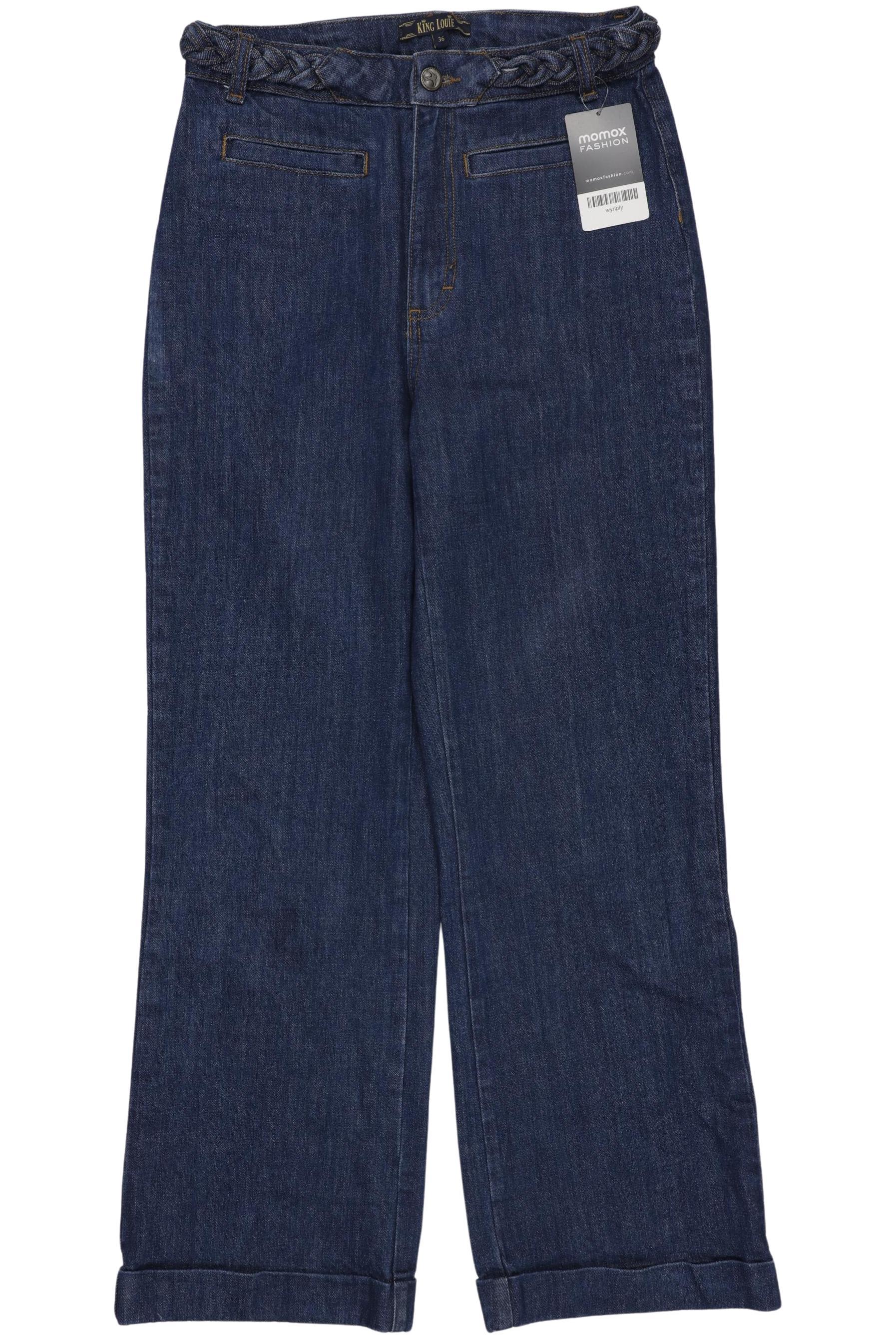 

King Louie Damen Jeans, blau, Gr. 36