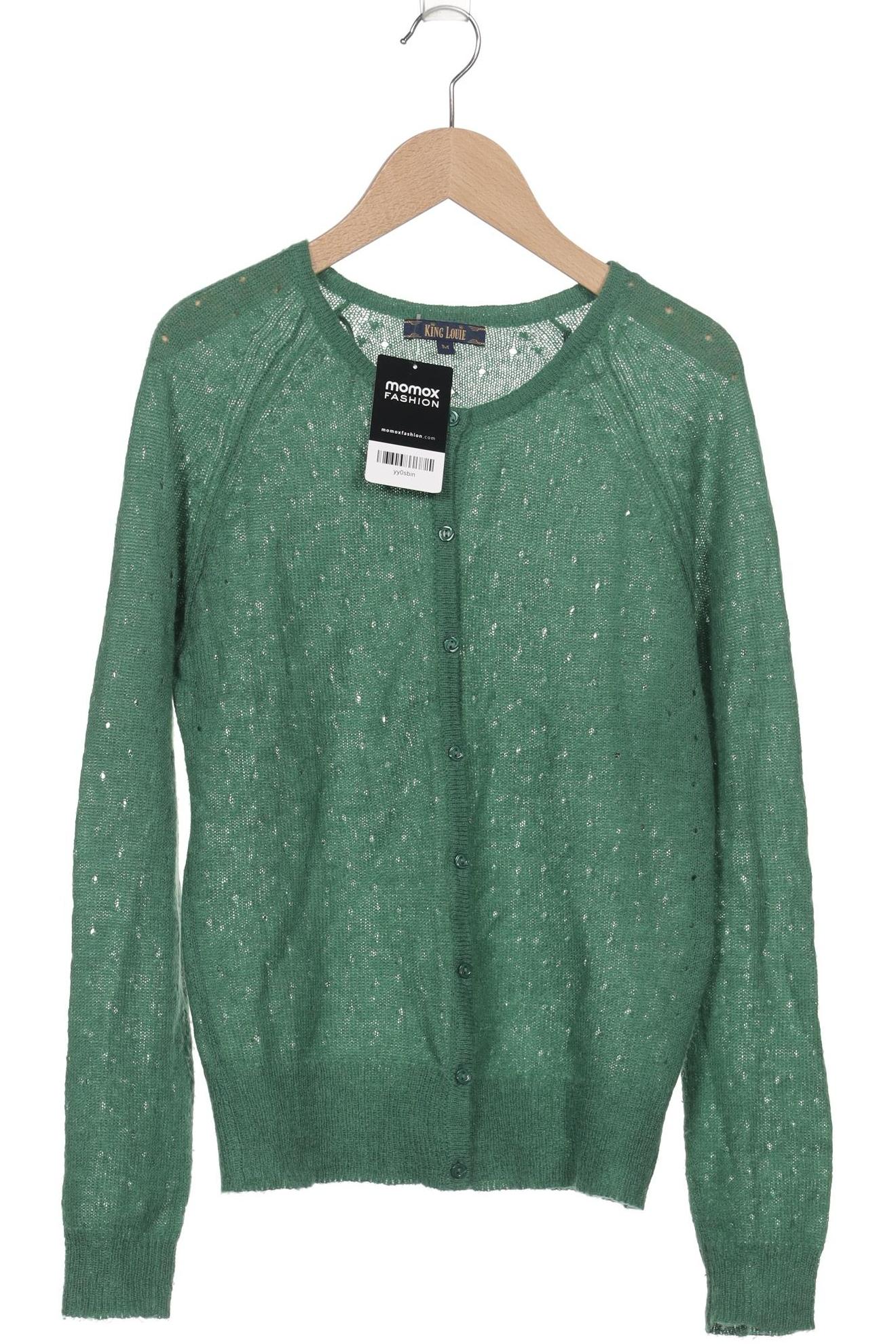 

King Louie Damen Strickjacke, grün, Gr. 38