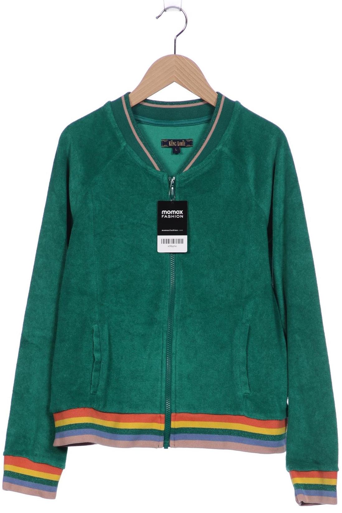

King Louie Damen Sweatshirt, grün, Gr. 42