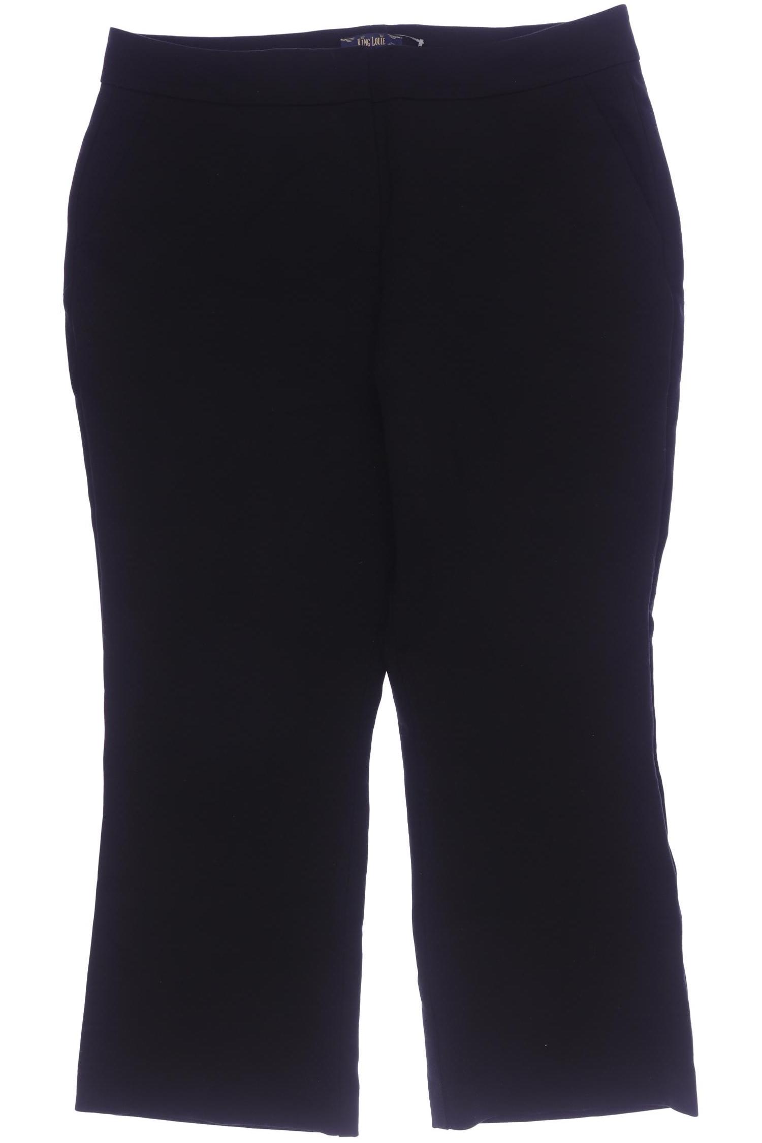 

King Louie Damen Stoffhose, schwarz, Gr. 44