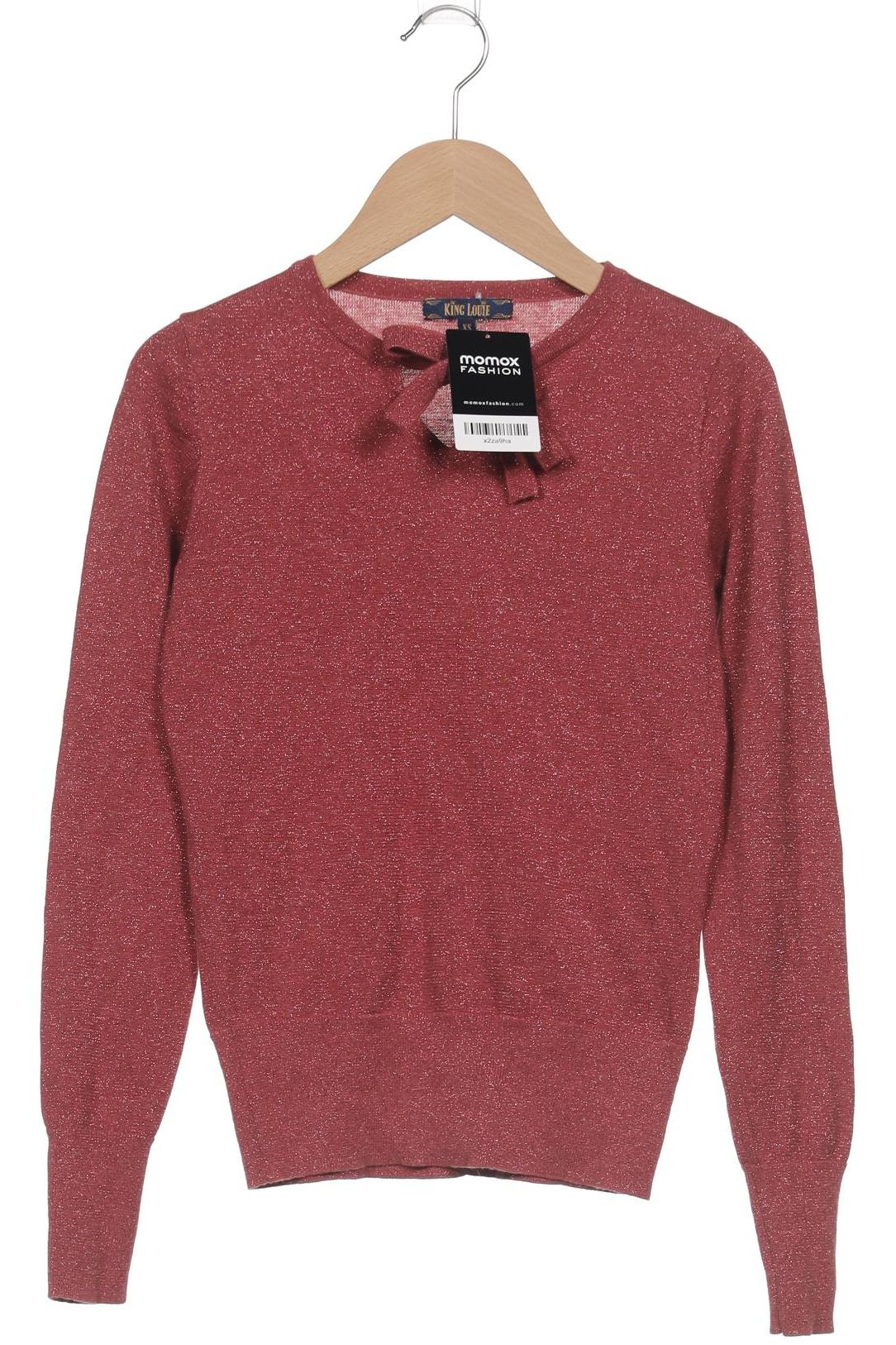 

King Louie Damen Pullover, rot, Gr. 34