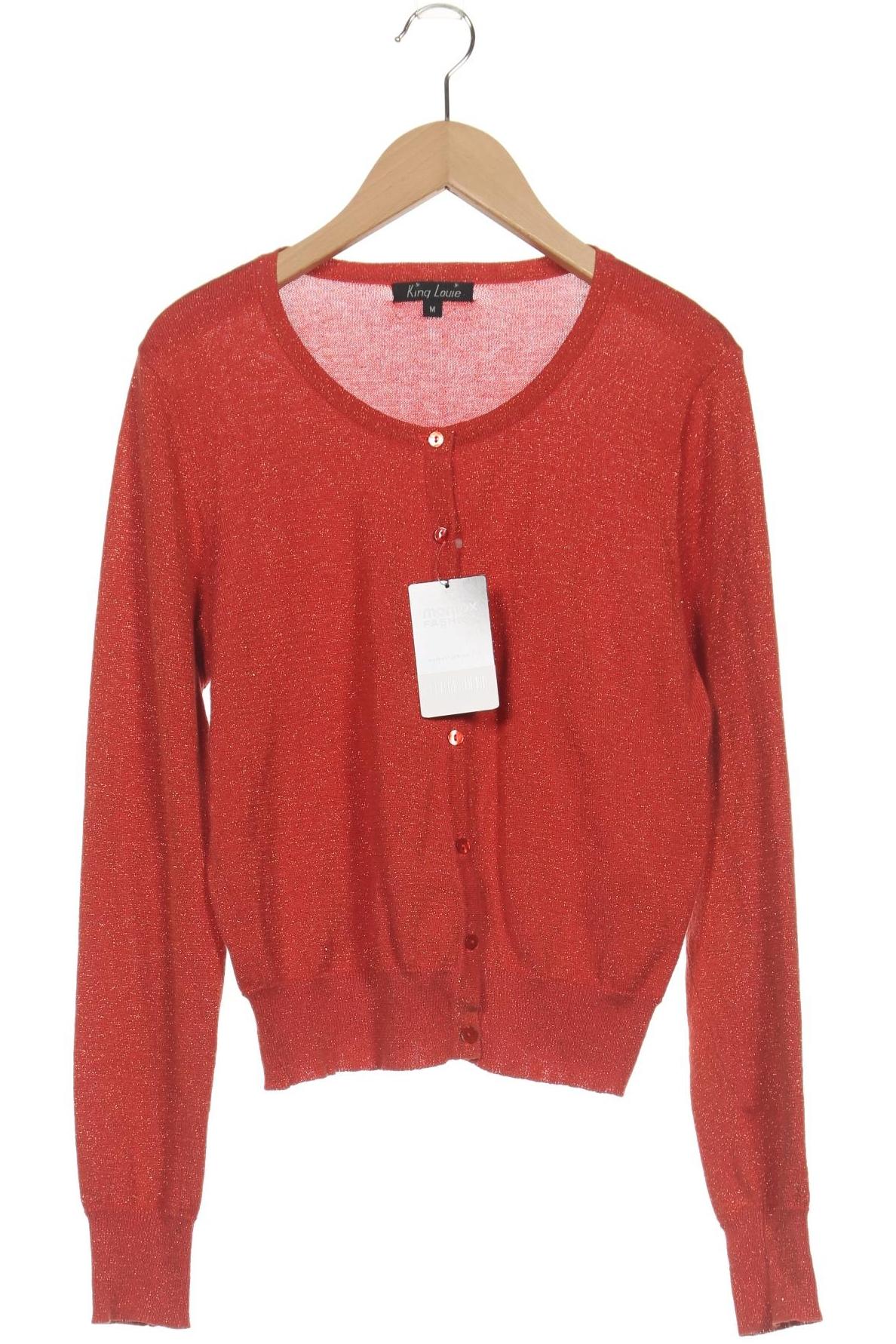 

King Louie Damen Strickjacke, orange, Gr. 38