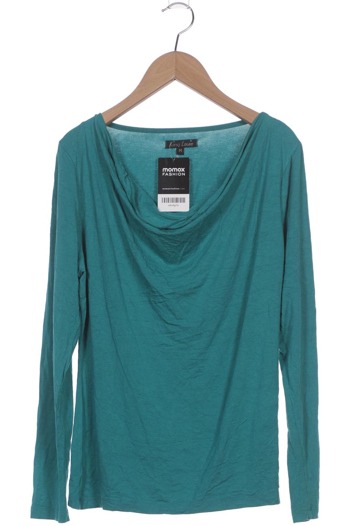 

King Louie Damen Langarmshirt, türkis, Gr. 38