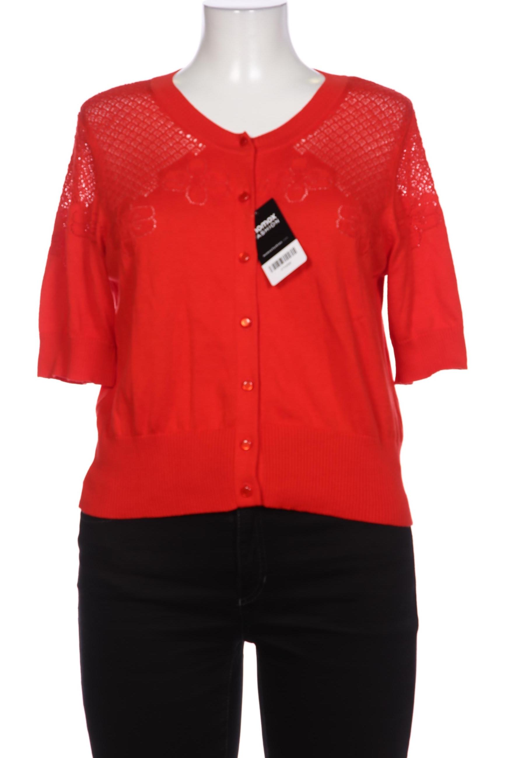 

King Louie Damen Strickjacke, rot, Gr. 44