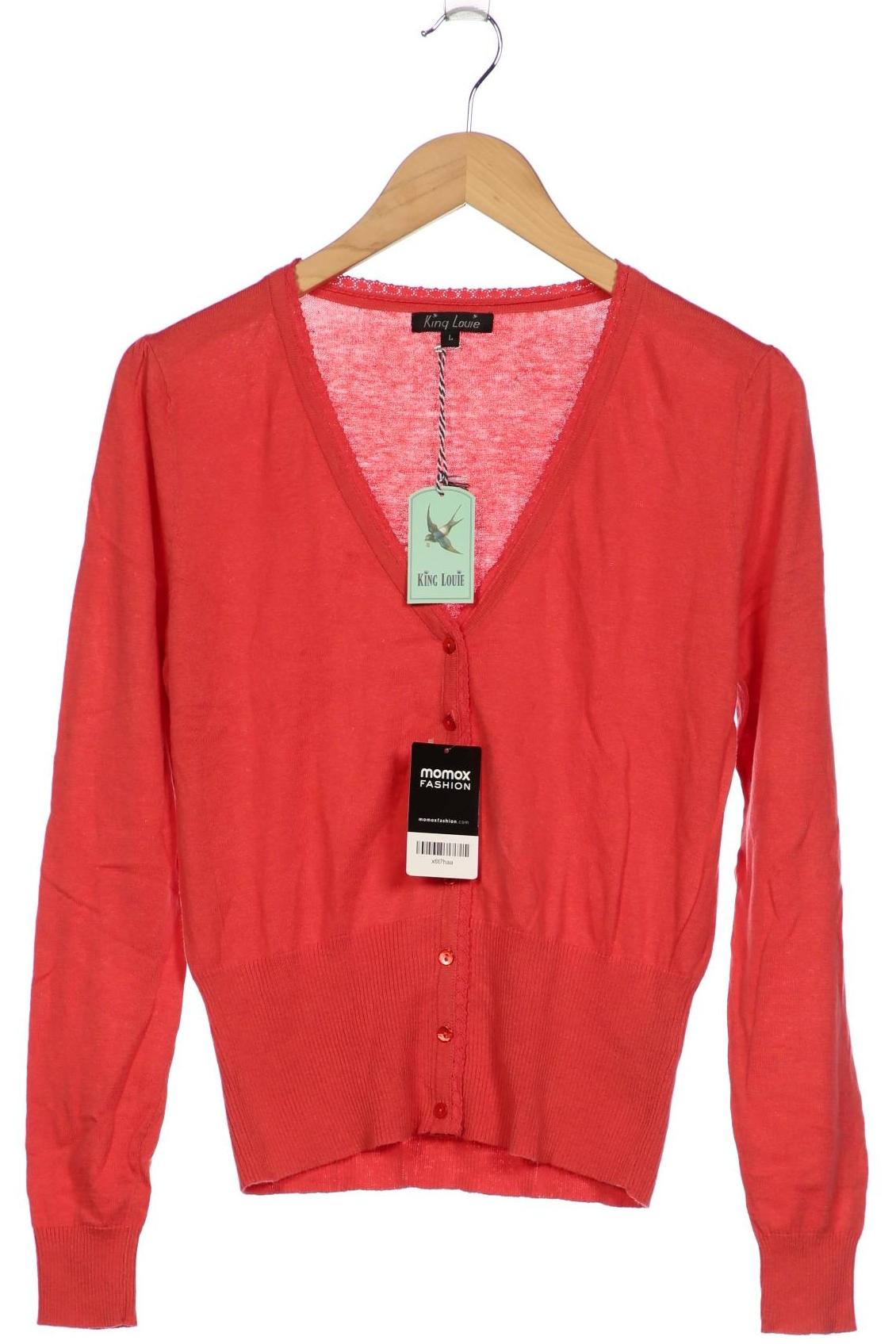 

King Louie Damen Strickjacke, pink, Gr. 42