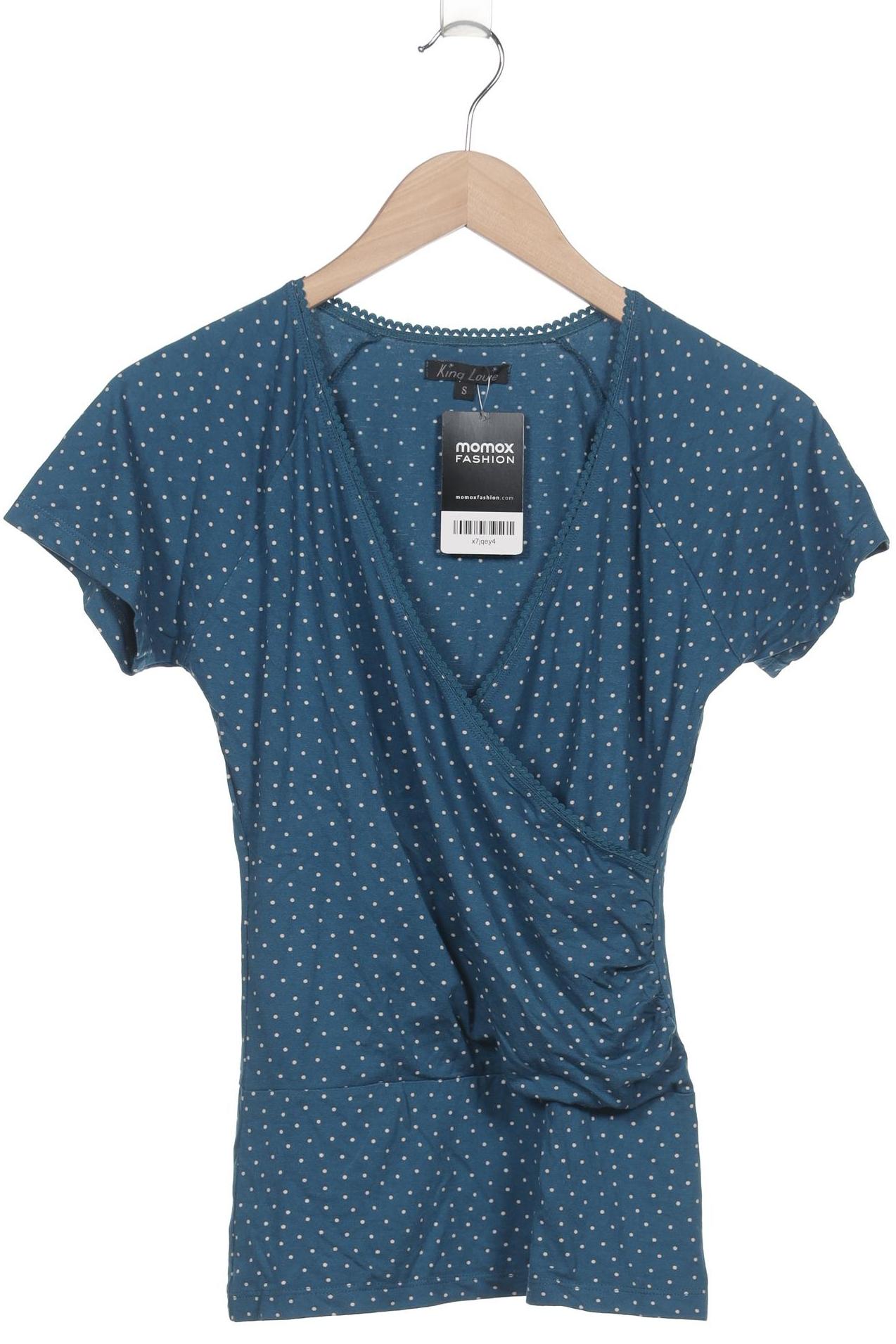 

King Louie Damen T-Shirt, blau, Gr. 36