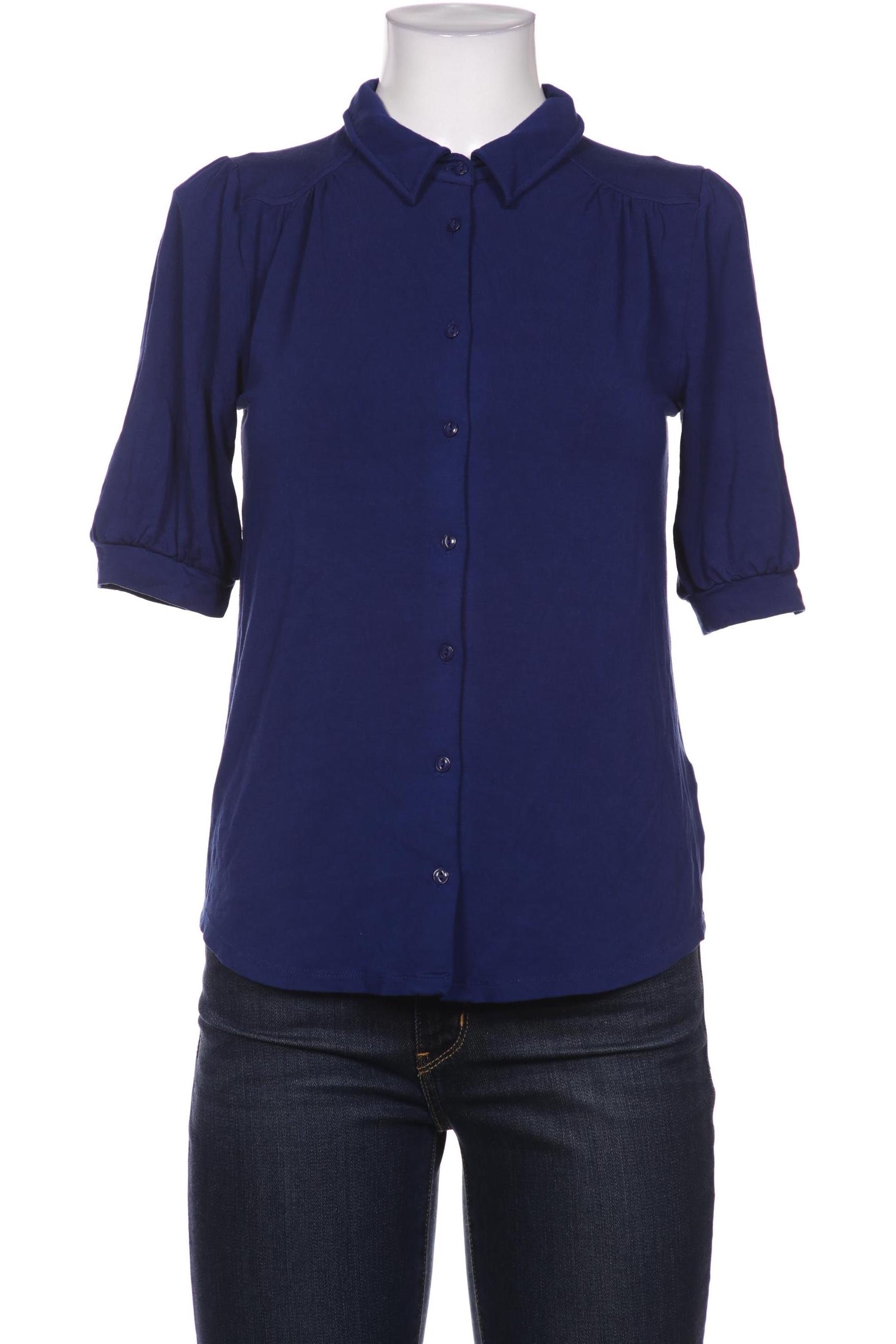 

King Louie Damen Bluse, marineblau, Gr. 38