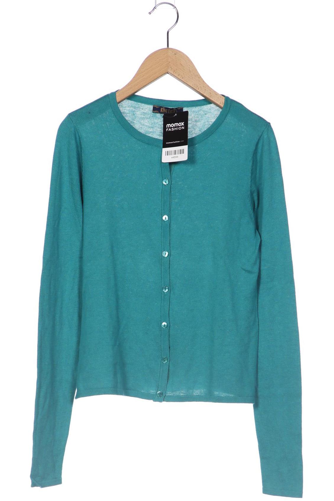 

King Louie Damen Strickjacke, türkis, Gr. 36
