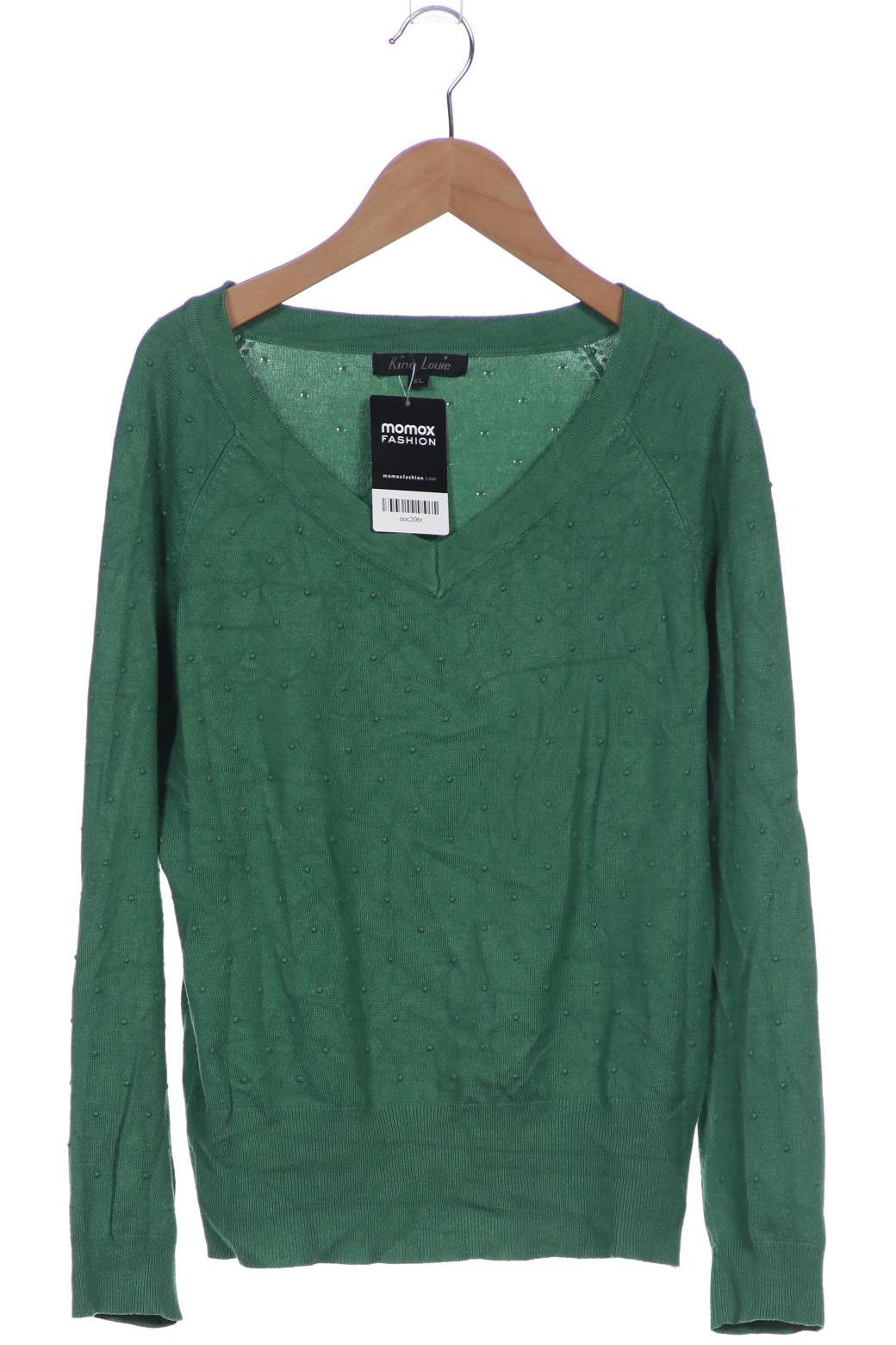 

King Louie Damen Pullover, grün, Gr. 44
