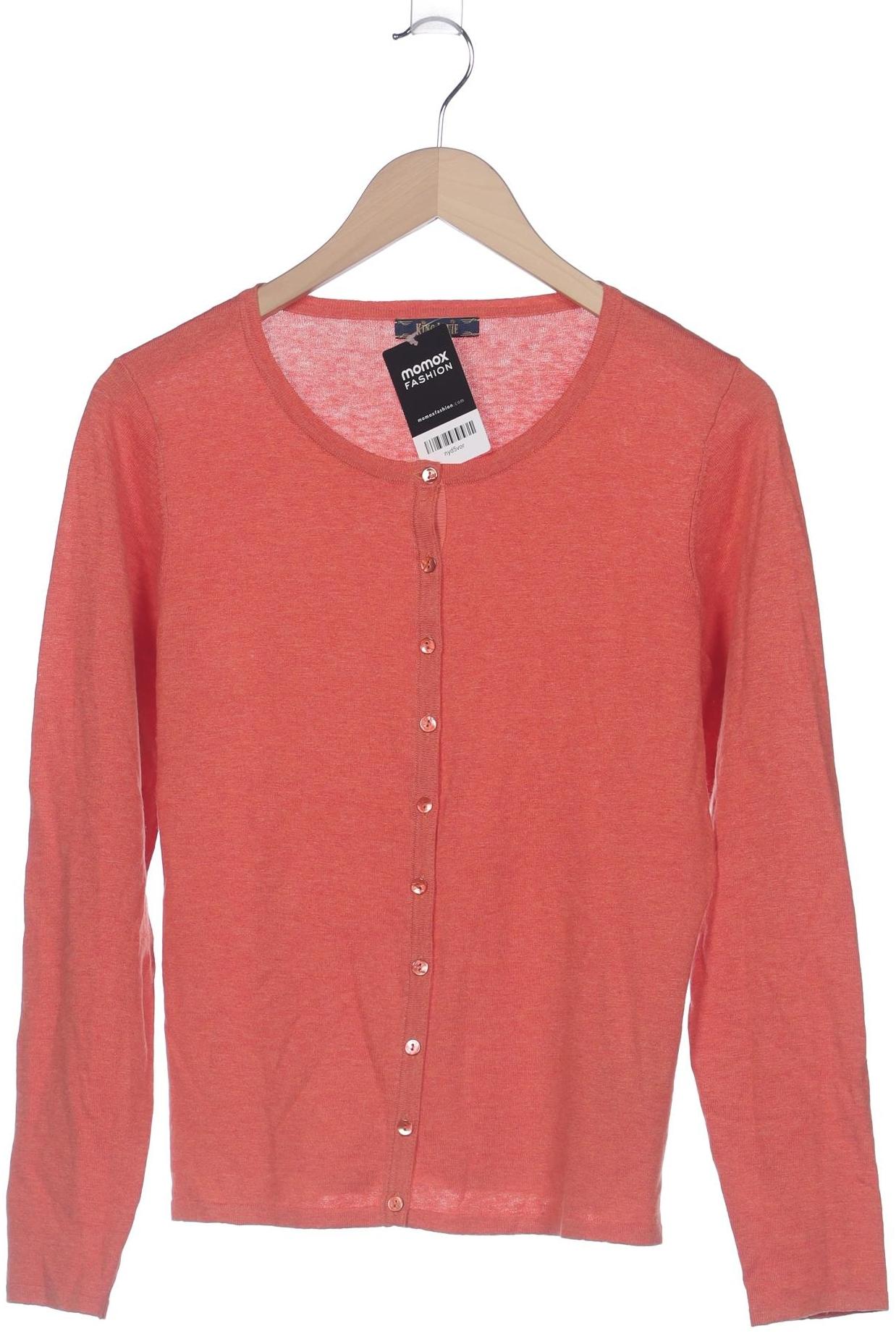 

King Louie Damen Strickjacke, orange, Gr. 44