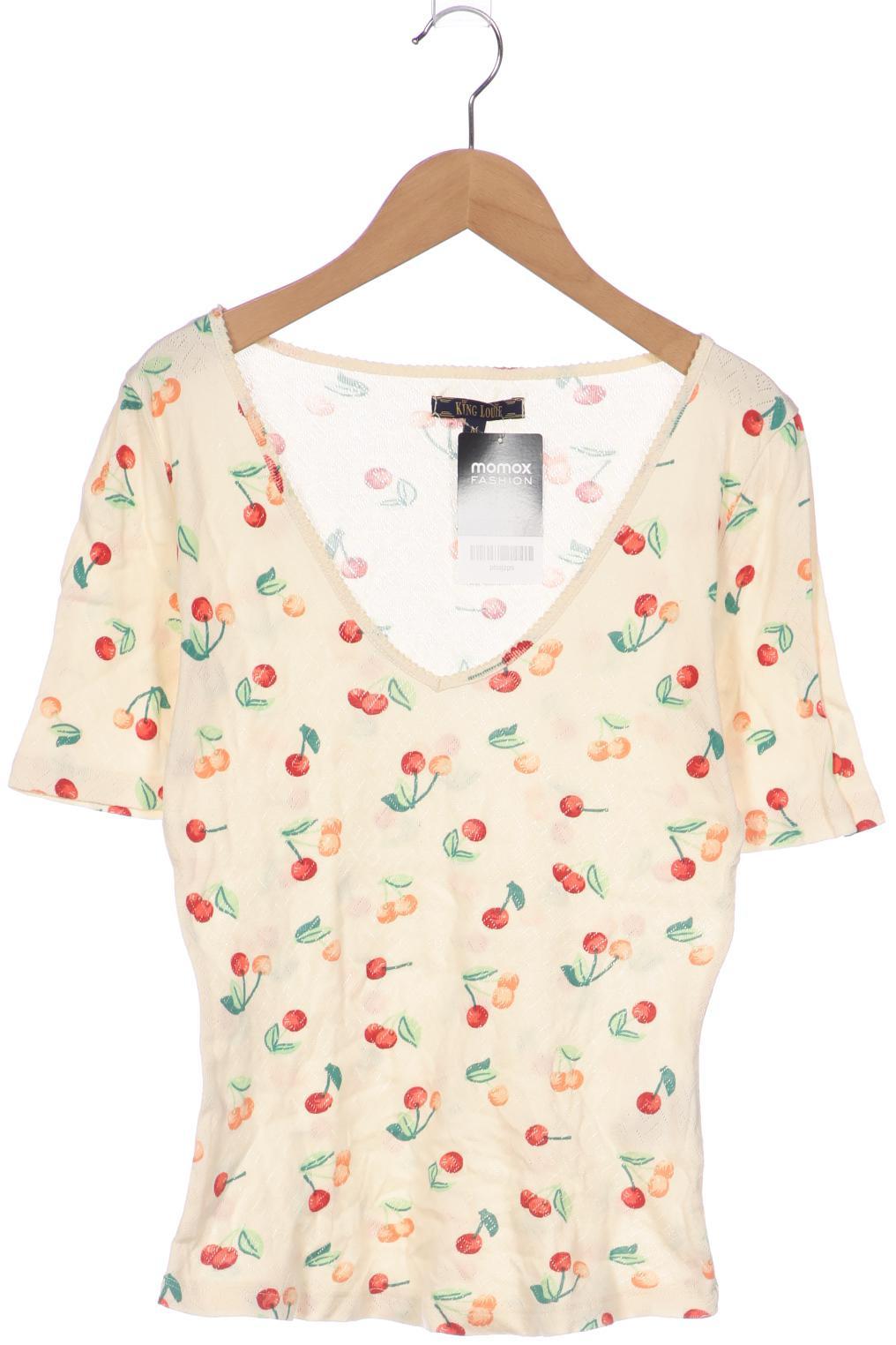 

King Louie Damen T-Shirt, cremeweiß, Gr. 38