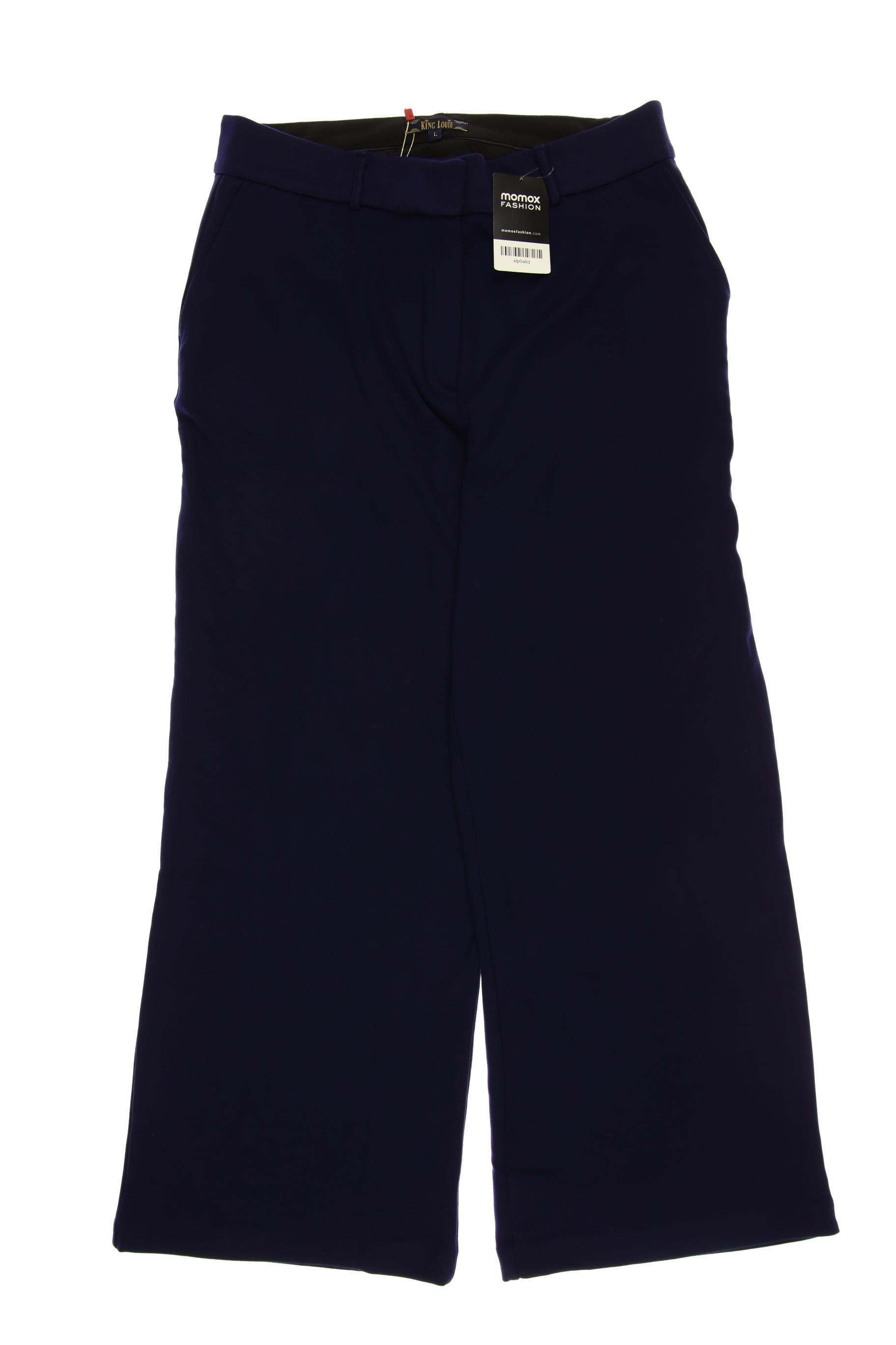 

King Louie Damen Stoffhose, marineblau, Gr. 42