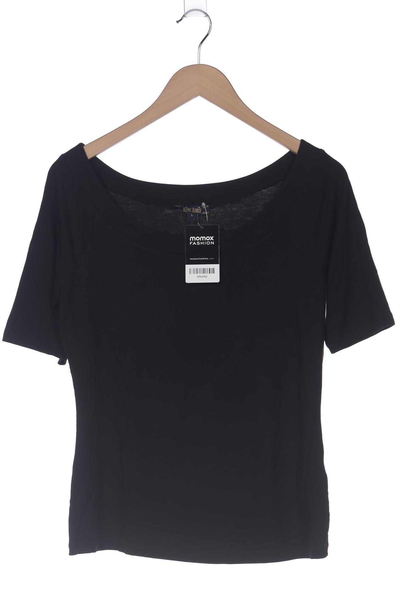 

King Louie Damen T-Shirt, schwarz, Gr. 42