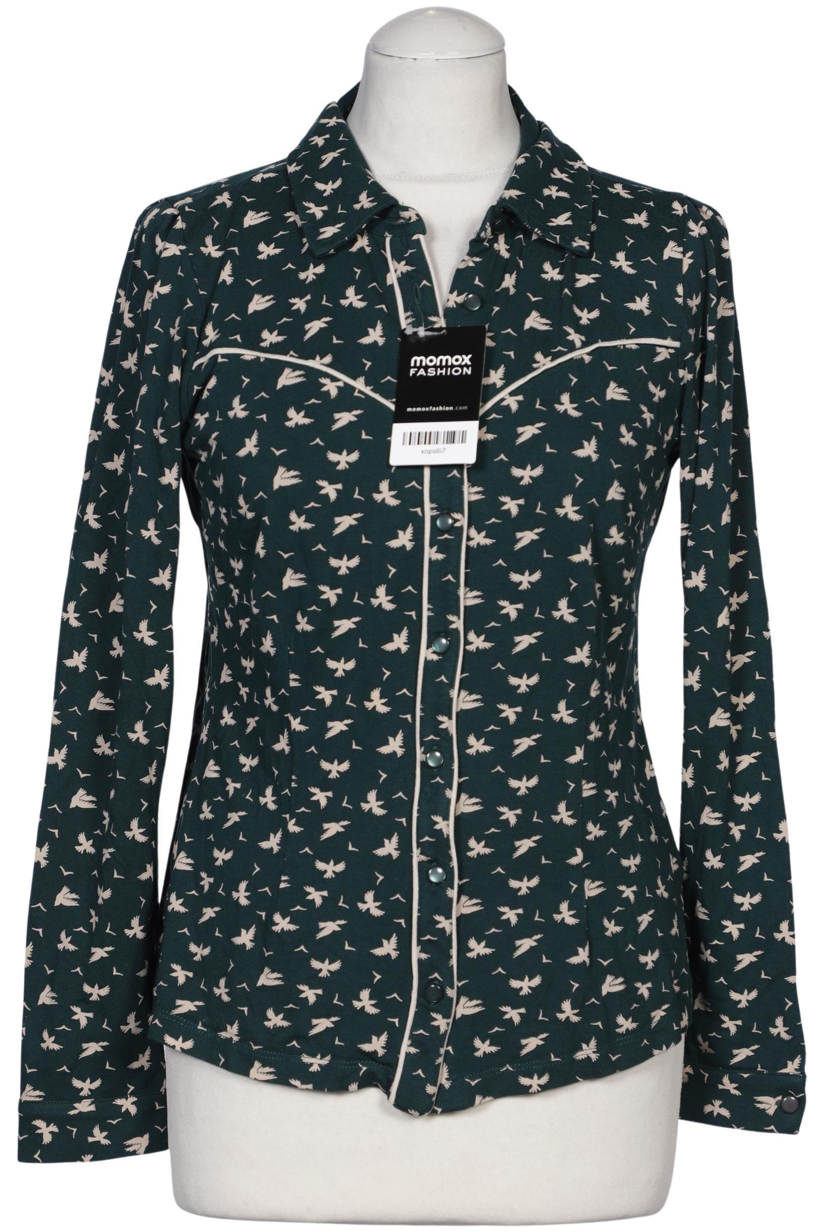 

King Louie Damen Bluse, grün, Gr. 38