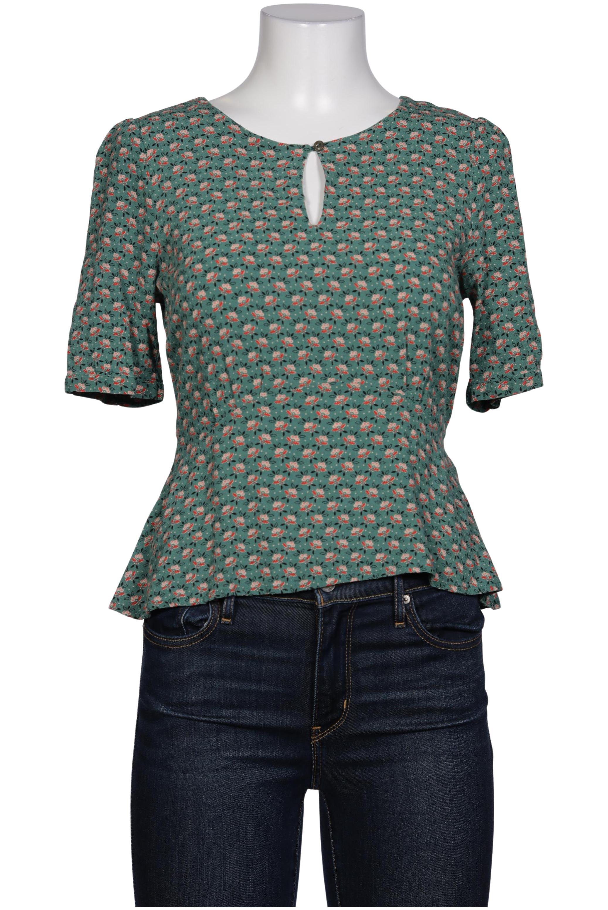 

King Louie Damen Bluse, grün, Gr. 40