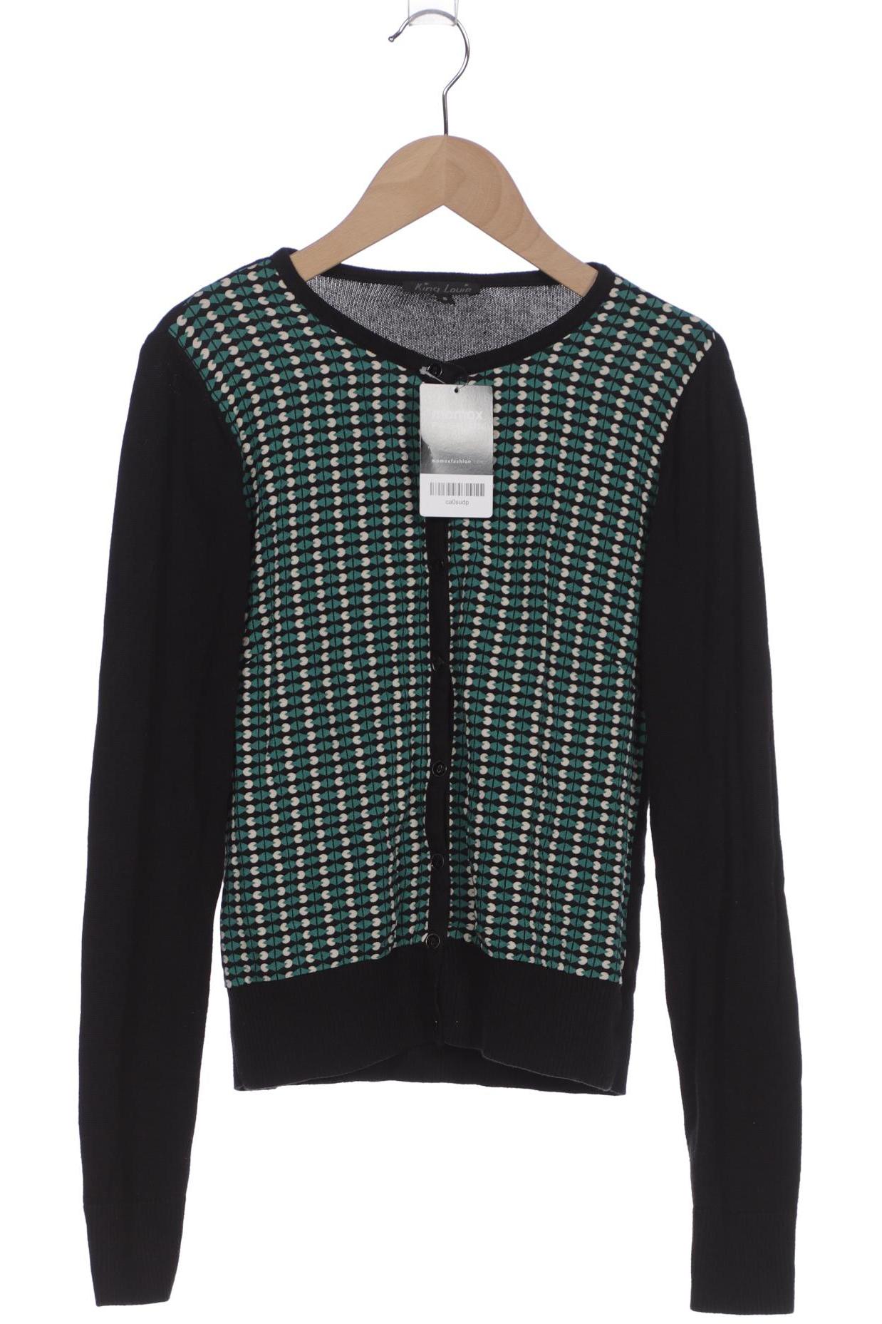 

King Louie Damen Strickjacke, schwarz, Gr. 36