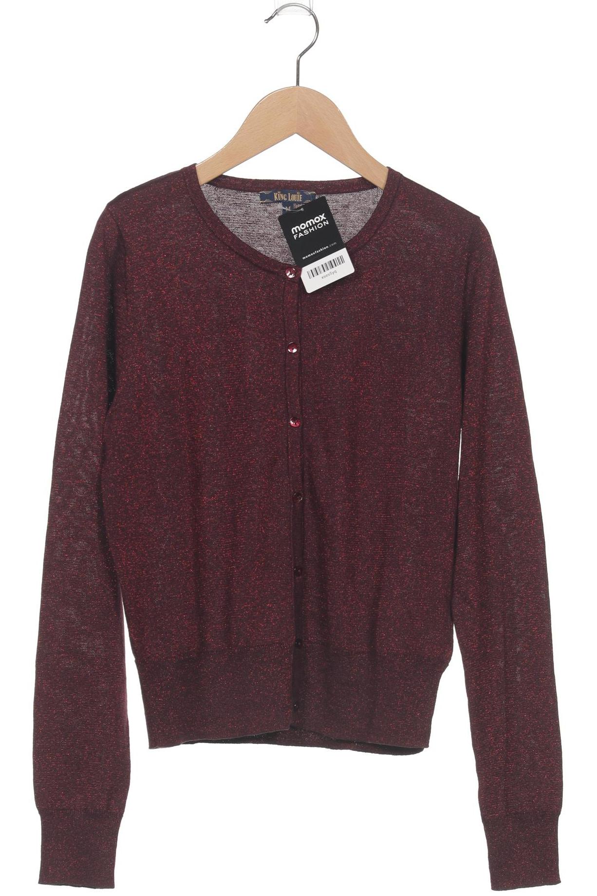 

King Louie Damen Strickjacke, bordeaux, Gr. 38