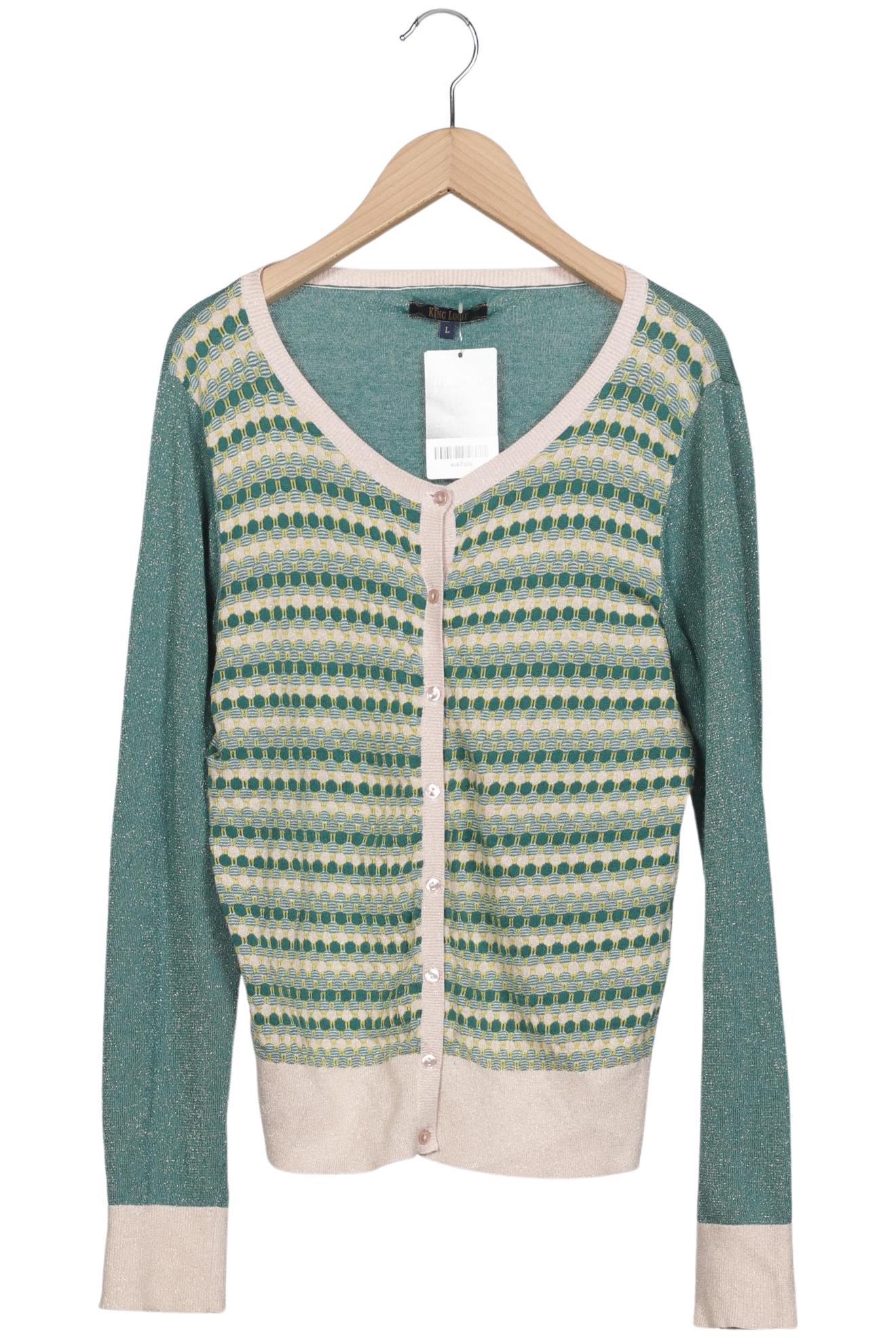 

King Louie Damen Strickjacke, mehrfarbig, Gr. 42