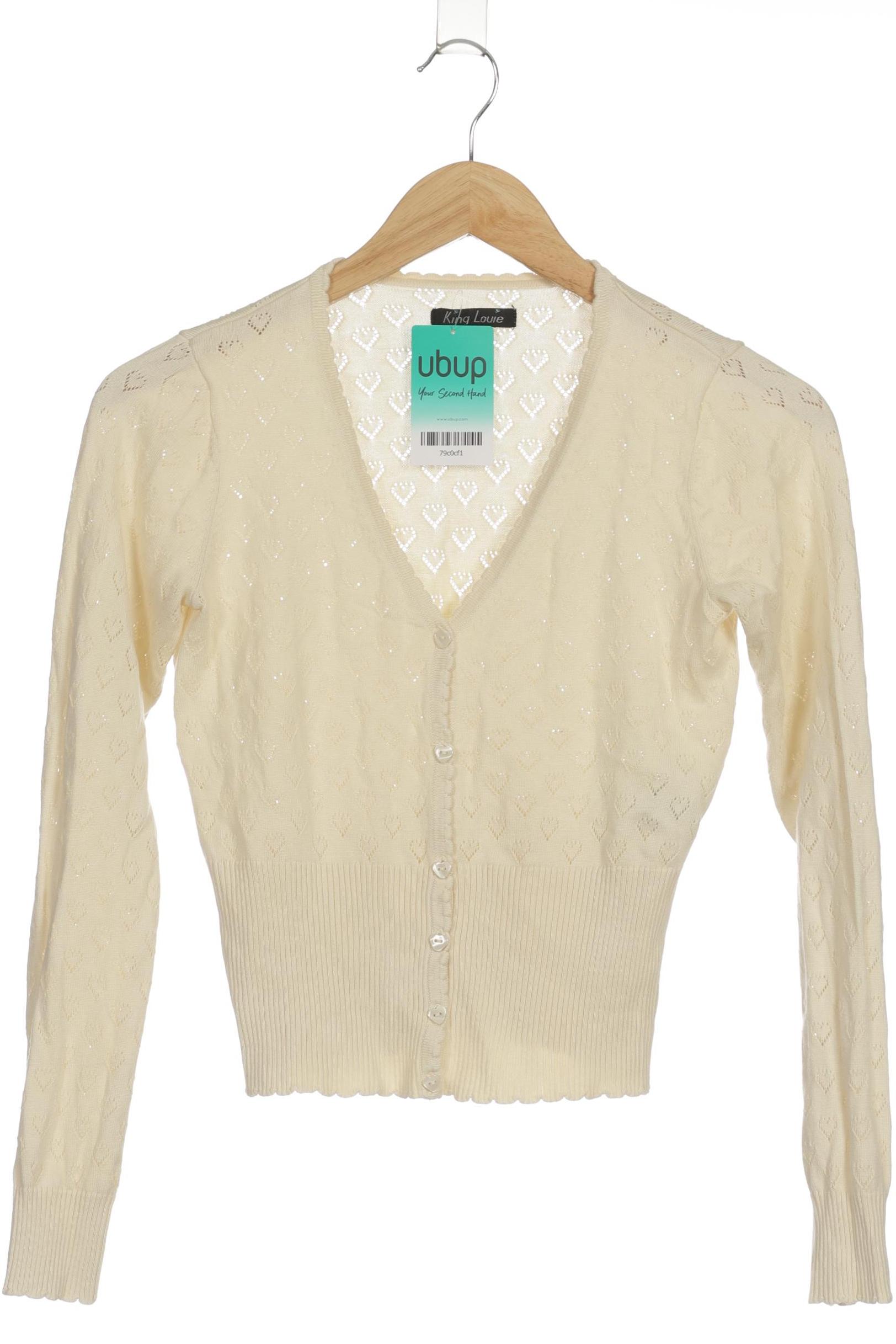 

King Louie Damen Strickjacke, gelb, Gr. 36