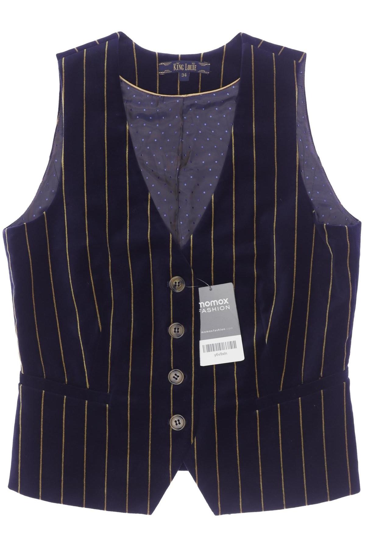 

King Louie Damen Weste, marineblau, Gr. 34