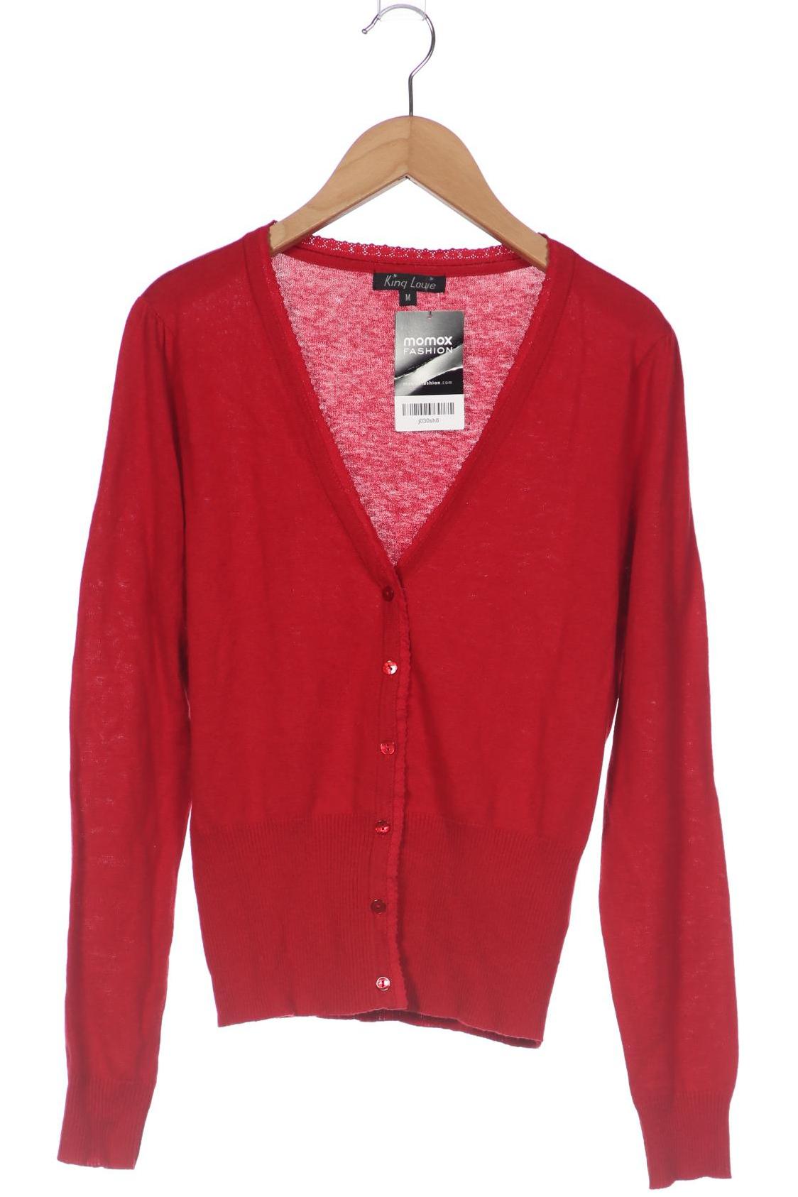 

King Louie Damen Strickjacke, rot, Gr. 38