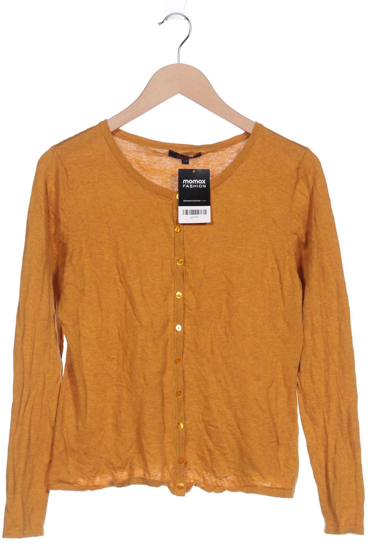 

King Louie Damen Strickjacke, gelb, Gr. 44