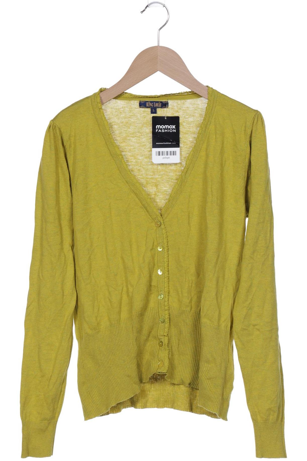 

KING LOUIE Damen Strickjacke, gelb