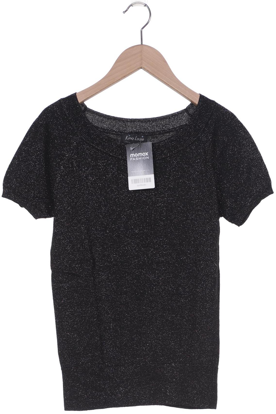 

King Louie Damen T-Shirt, schwarz, Gr. 36