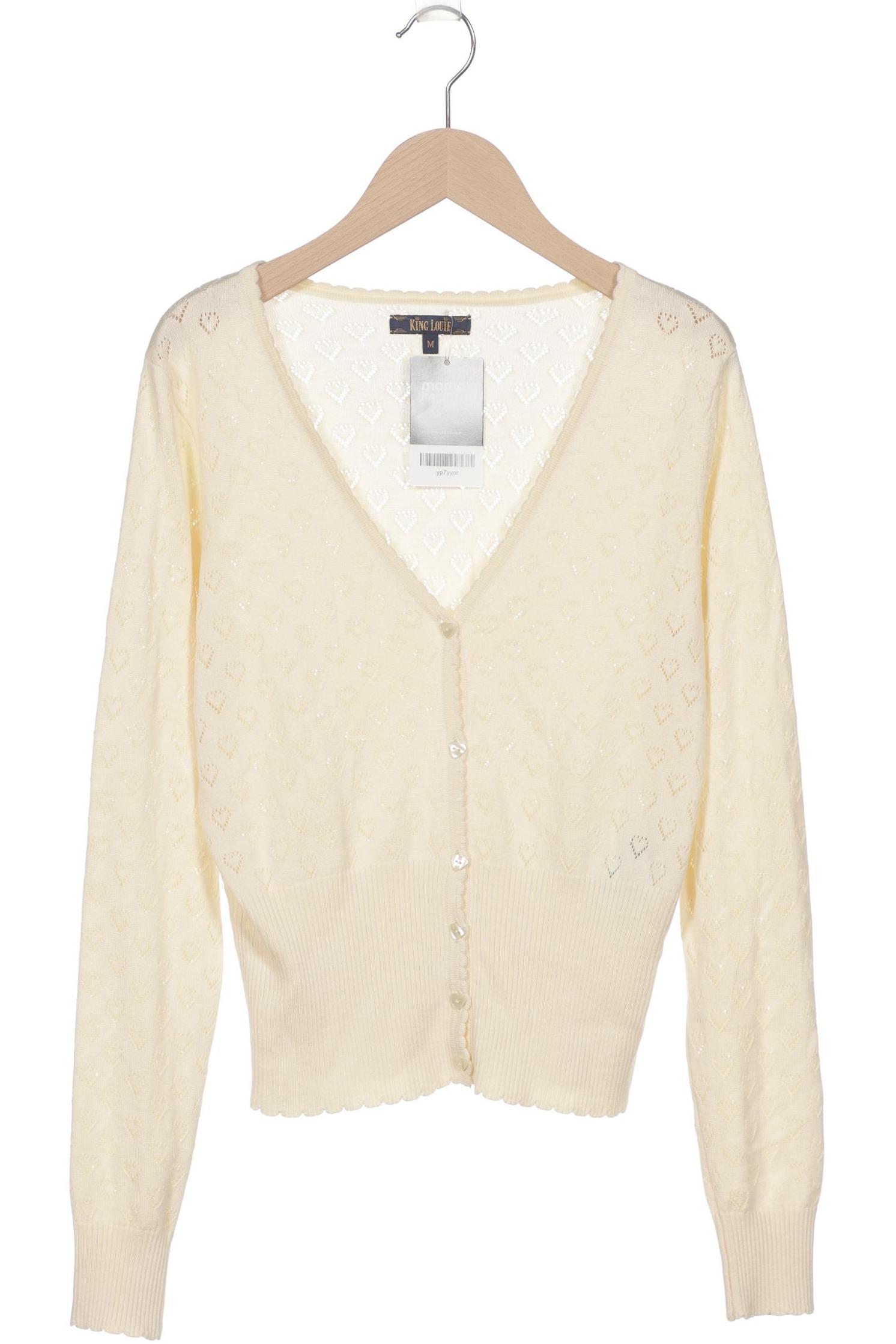 

King Louie Damen Strickjacke, cremeweiß, Gr. 38