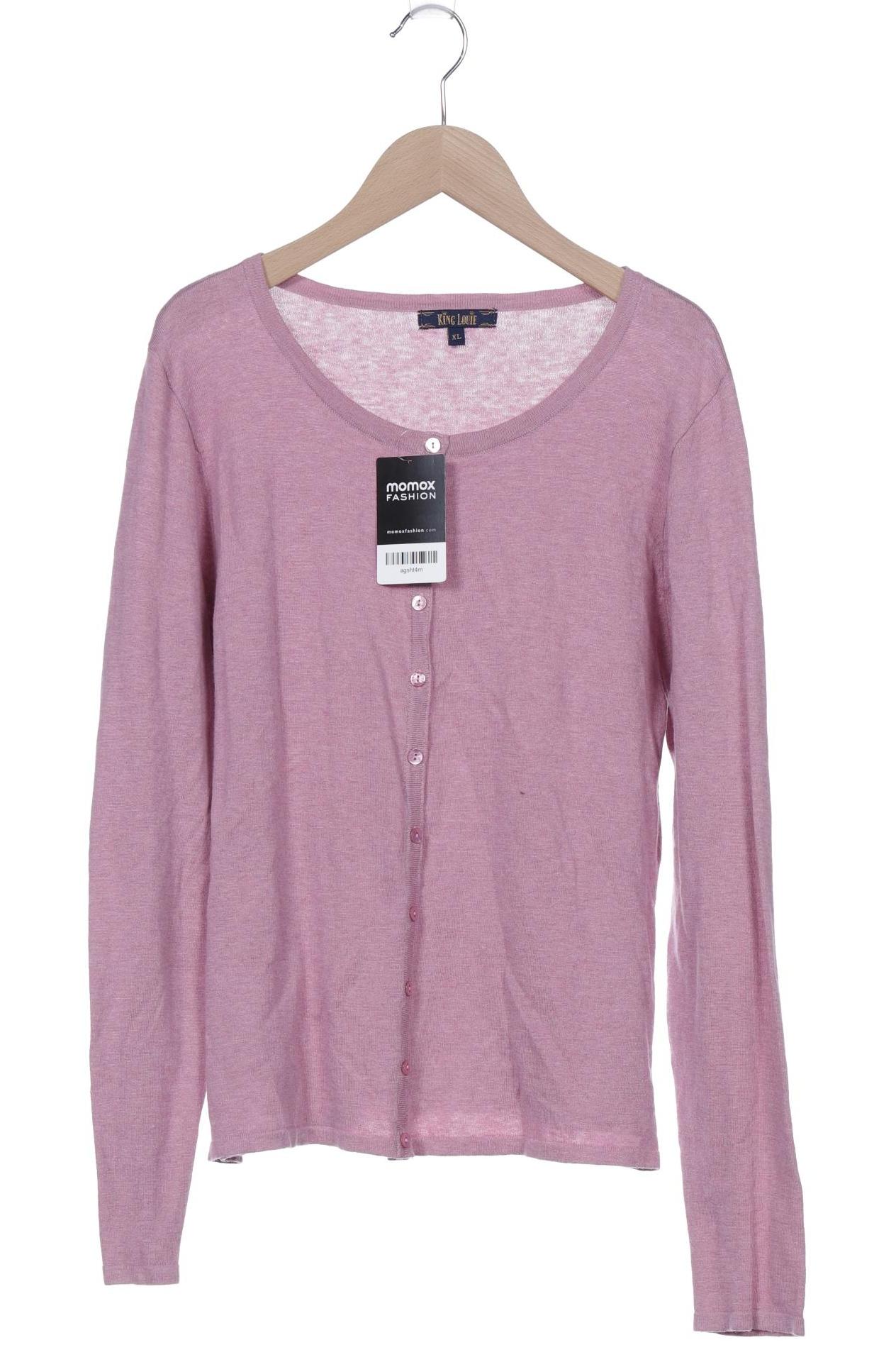 

King Louie Damen Strickjacke, pink, Gr. 44