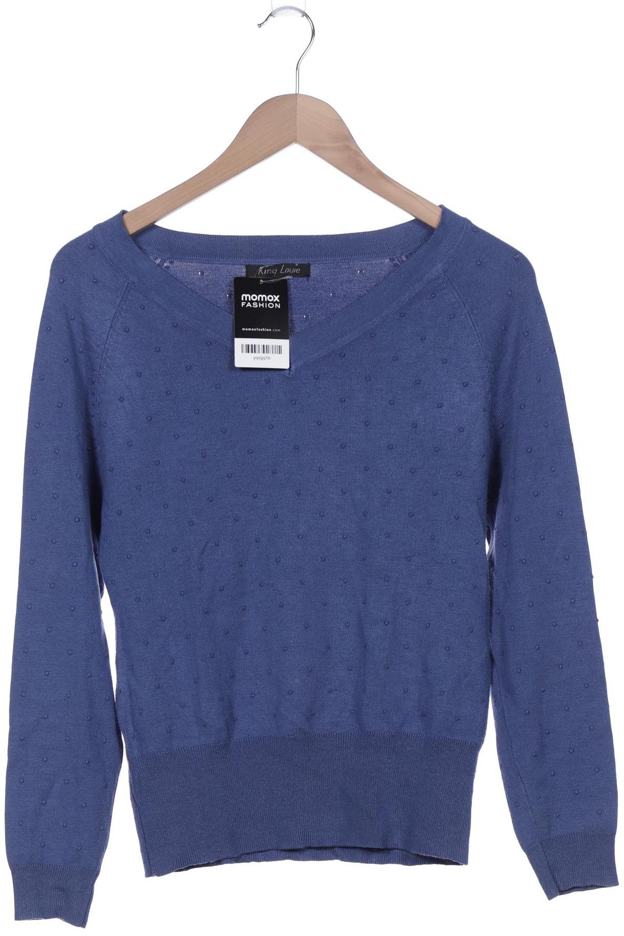 

King Louie Damen Pullover, blau, Gr. 36