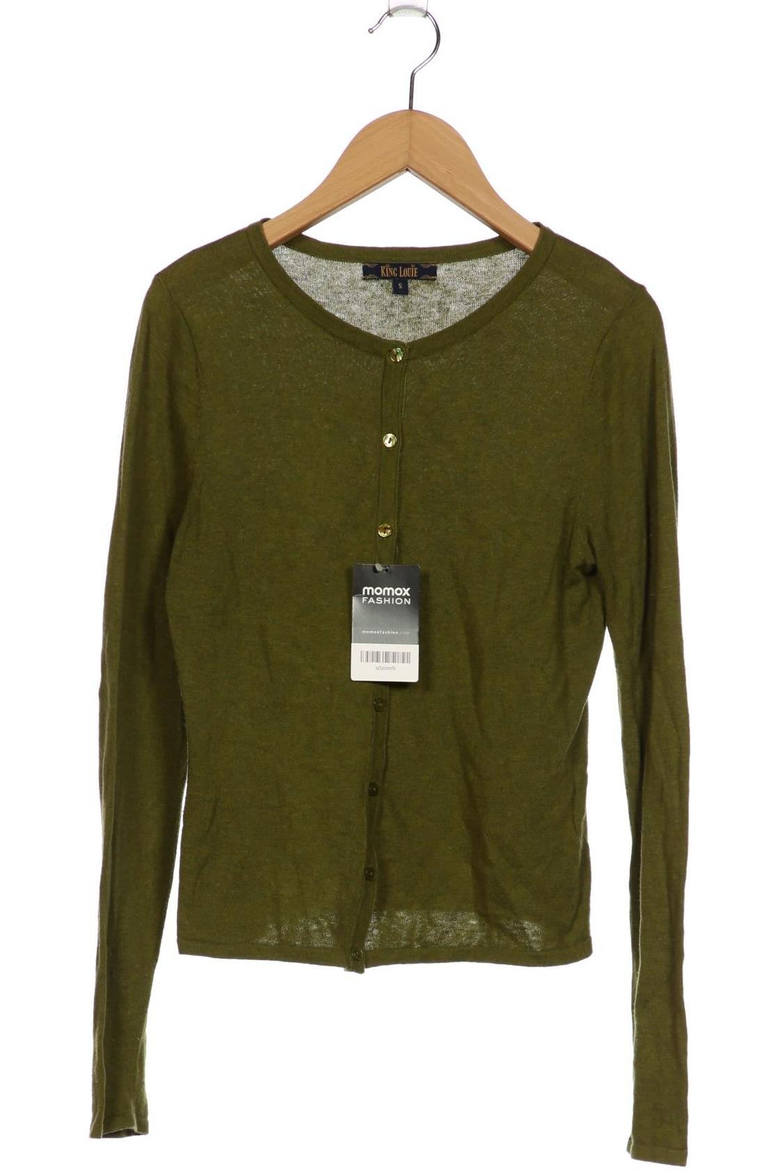 

King Louie Damen Strickjacke, grün, Gr. 36