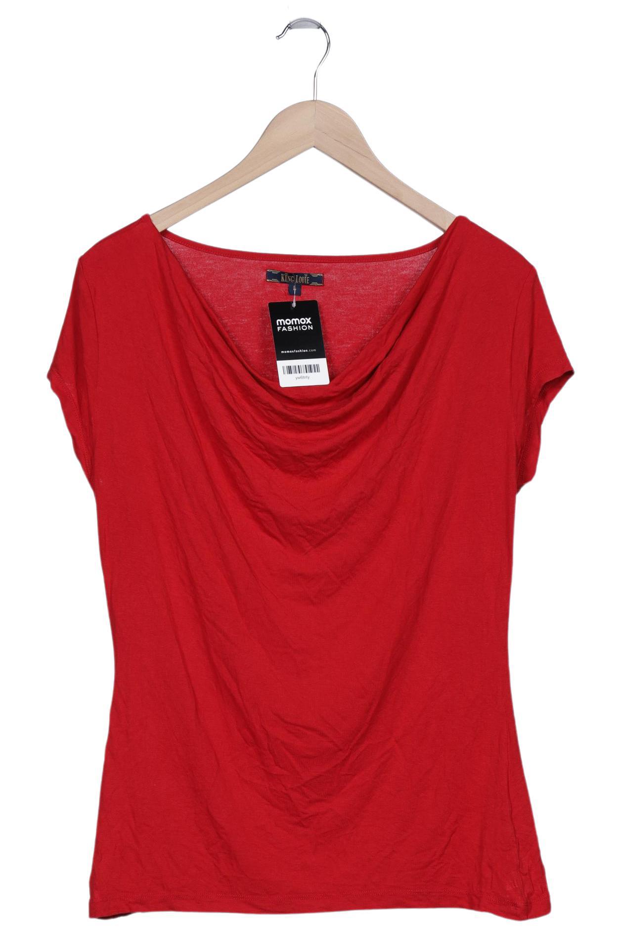 

King Louie Damen T-Shirt, rot, Gr. 42