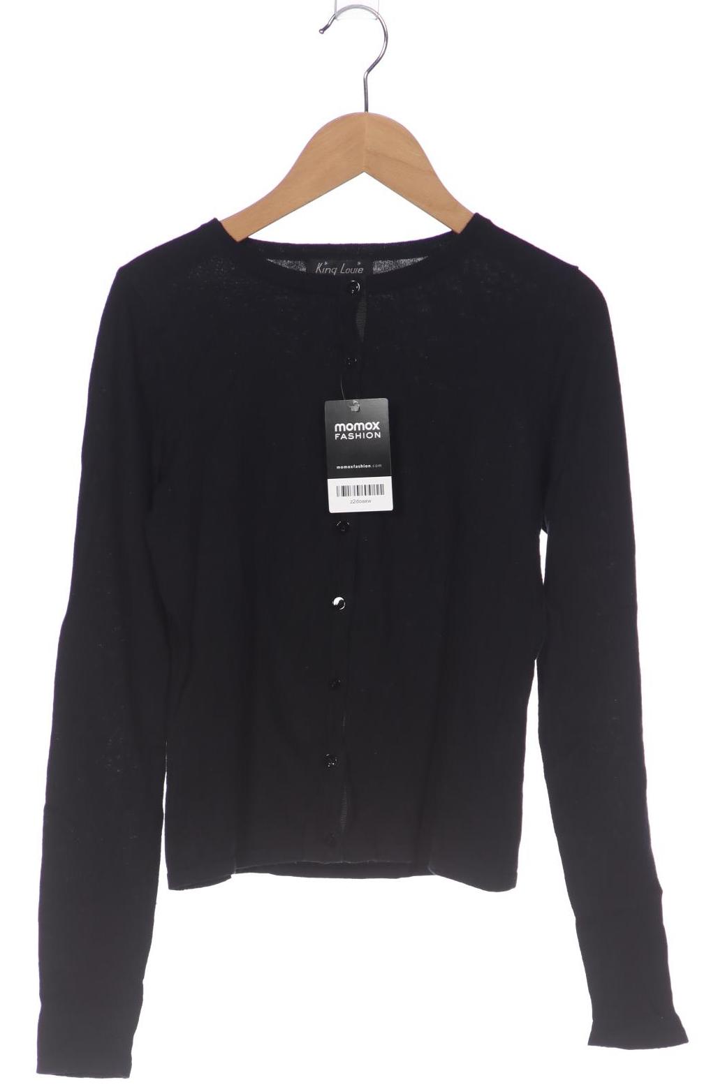 

King Louie Damen Strickjacke, schwarz, Gr. 36