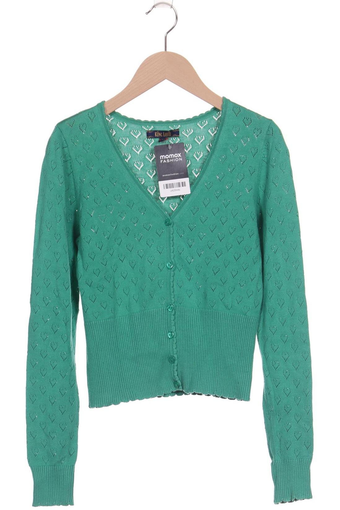 

King Louie Damen Strickjacke, grün, Gr. 36