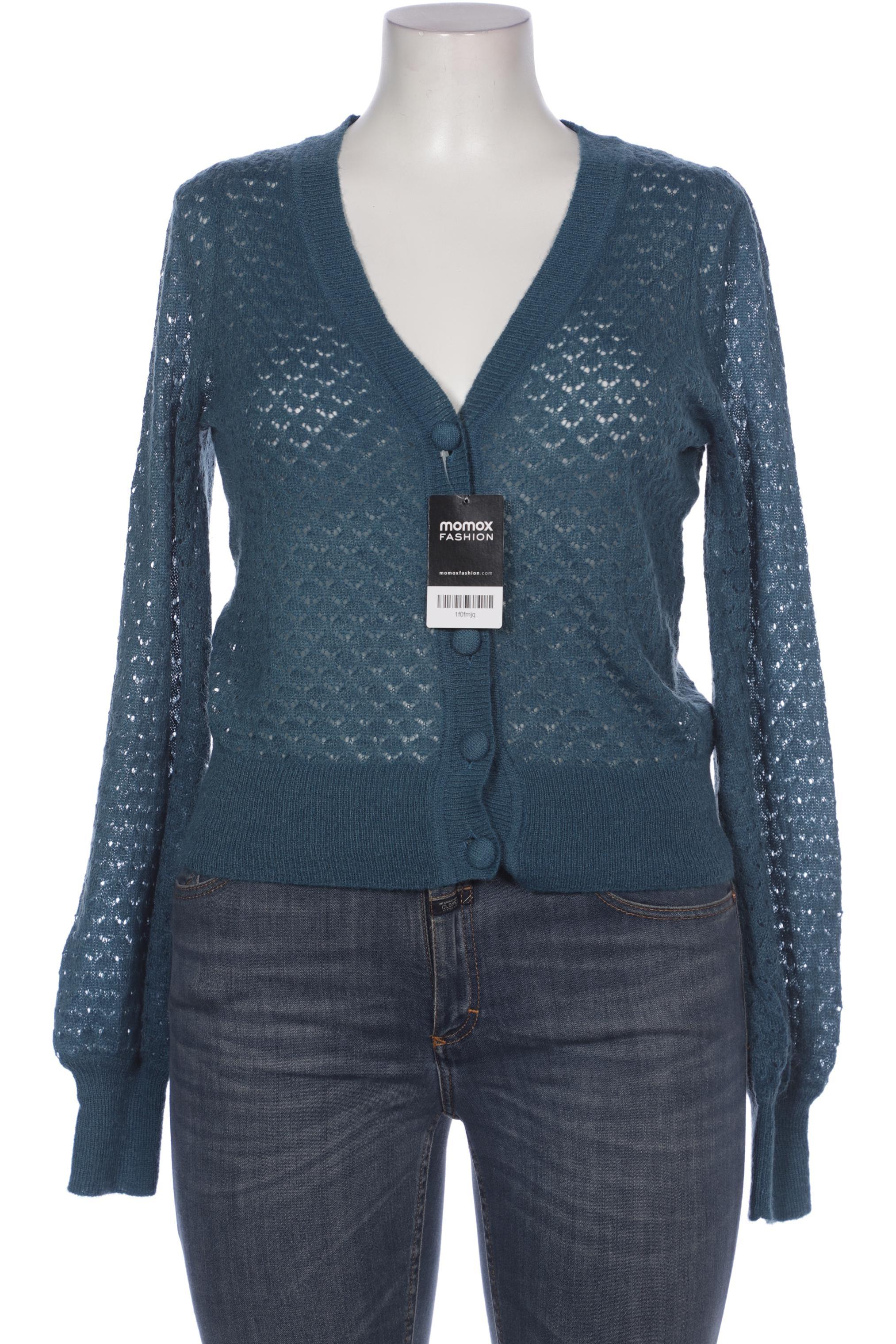 

King Louie Damen Strickjacke, blau, Gr. 38