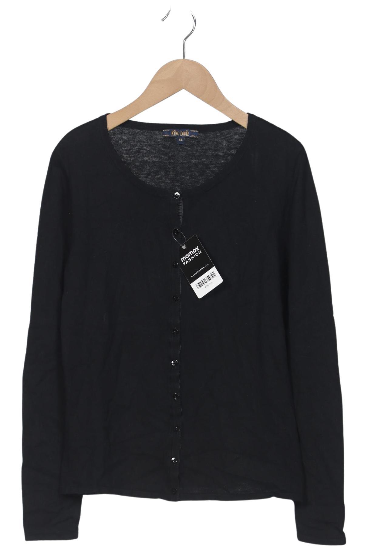 

King Louie Damen Strickjacke, marineblau, Gr. 44