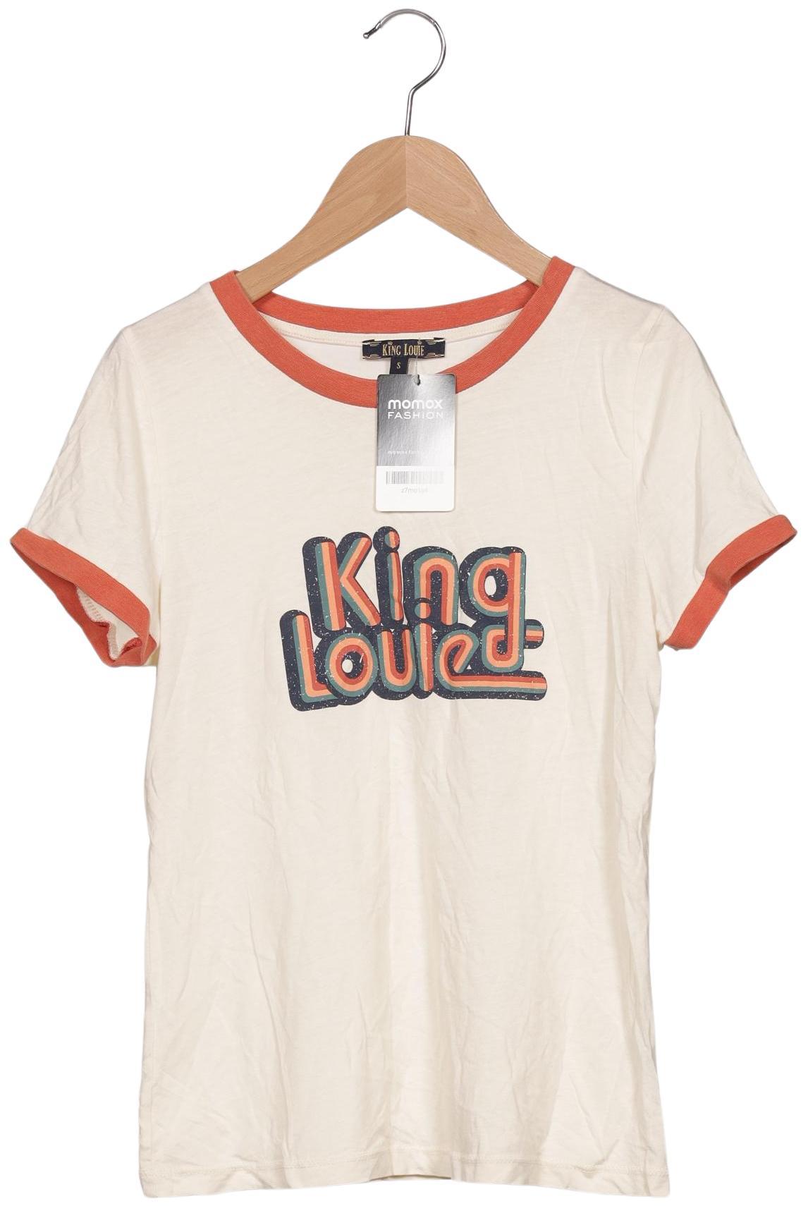 

King Louie Damen T-Shirt, cremeweiß, Gr. 36