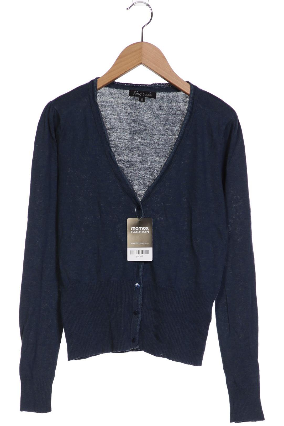 

King Louie Damen Strickjacke, türkis, Gr. 38