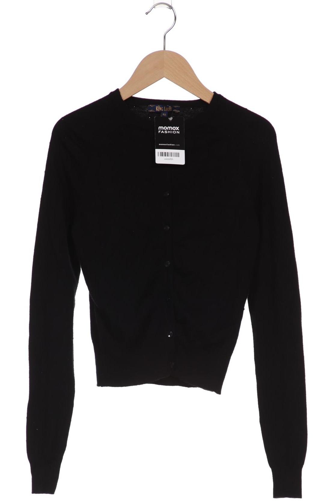 

King Louie Damen Strickjacke, schwarz, Gr. 34