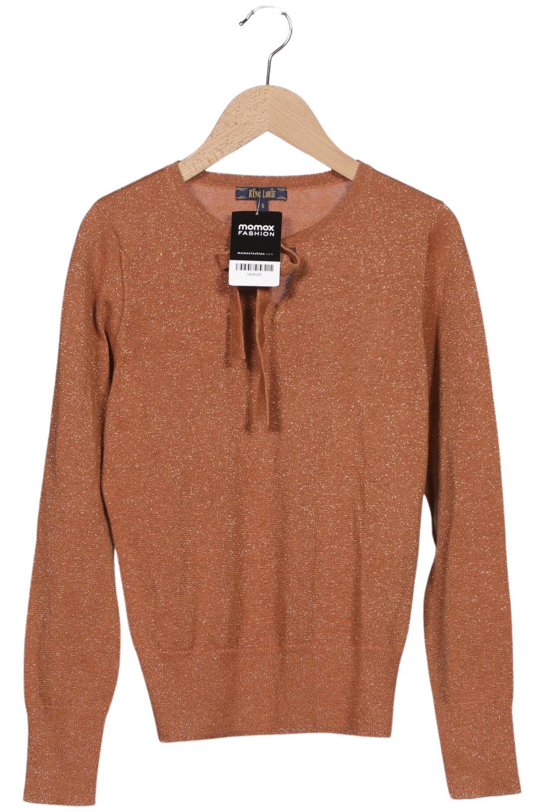 

King Louie Damen Langarmshirt, braun, Gr. 36