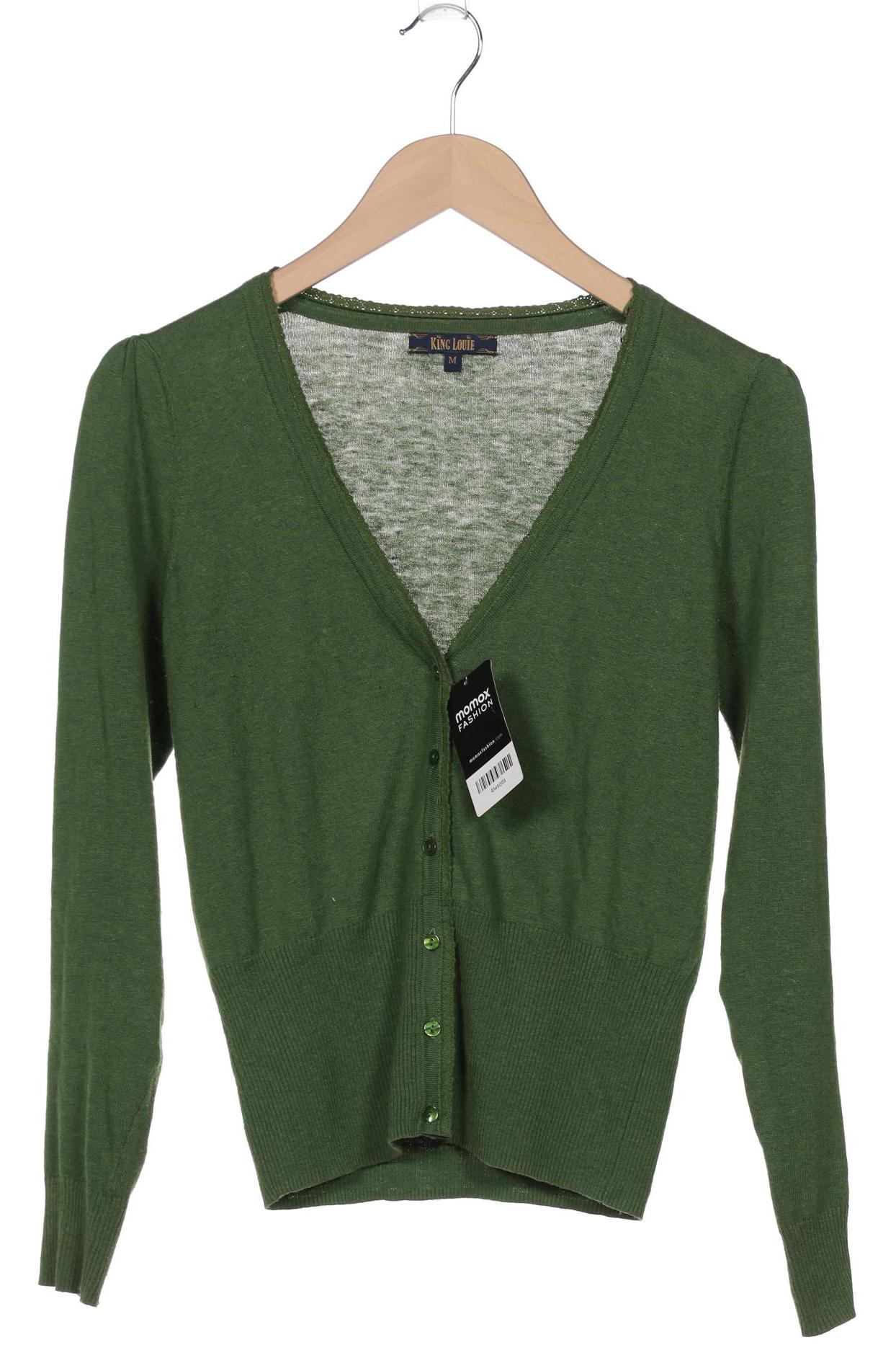 

King Louie Damen Strickjacke, grün, Gr. 38