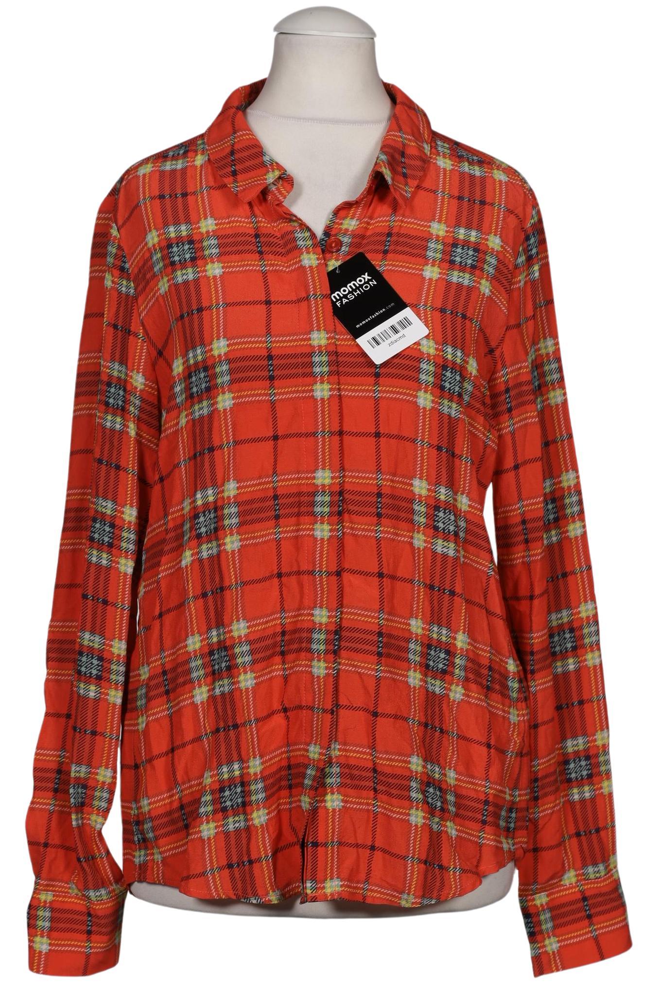 

King Louie Damen Bluse, rot, Gr. 34