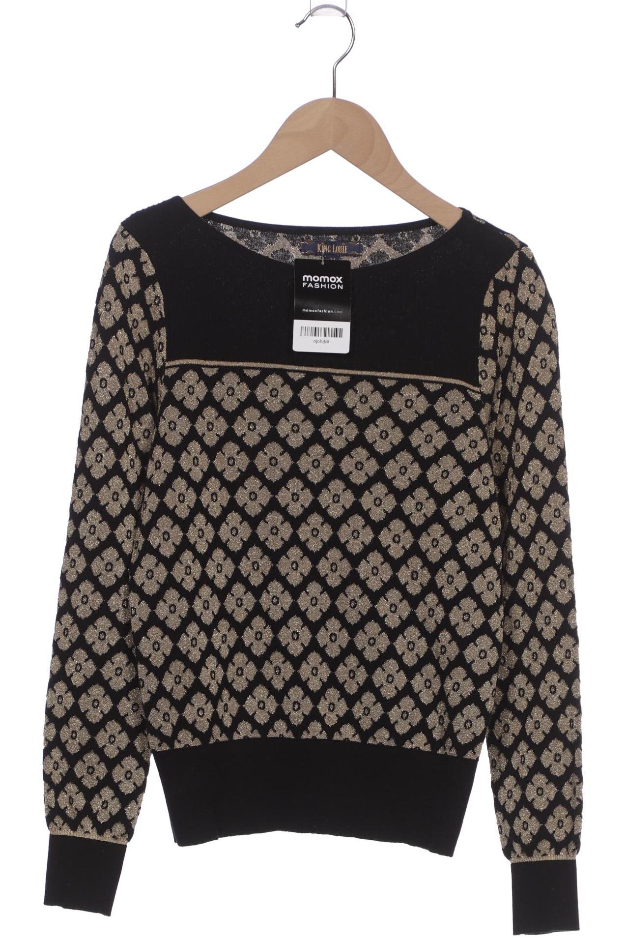 

King Louie Damen Pullover, schwarz, Gr. 38