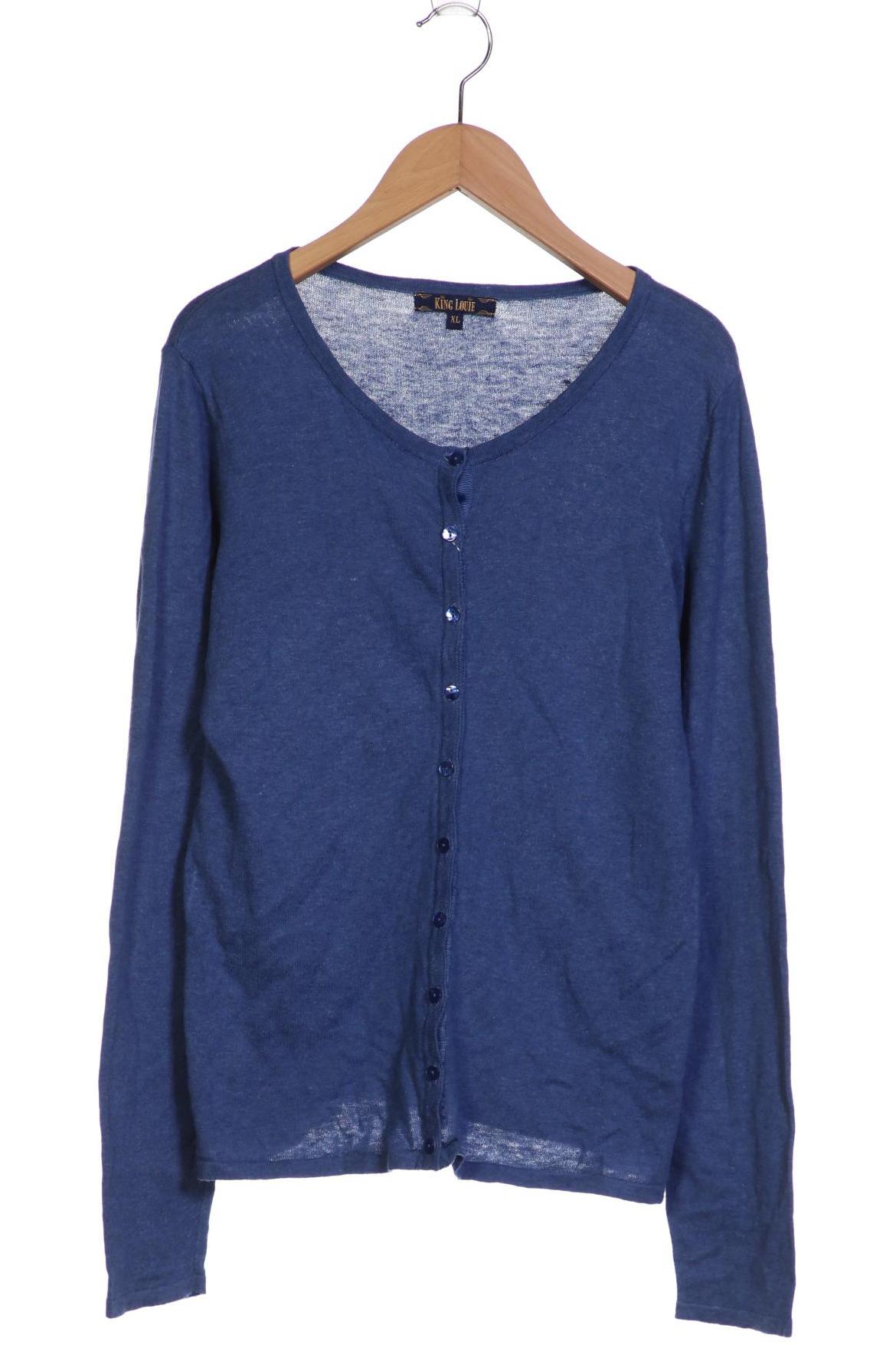 

KING LOUIE Damen Strickjacke, blau