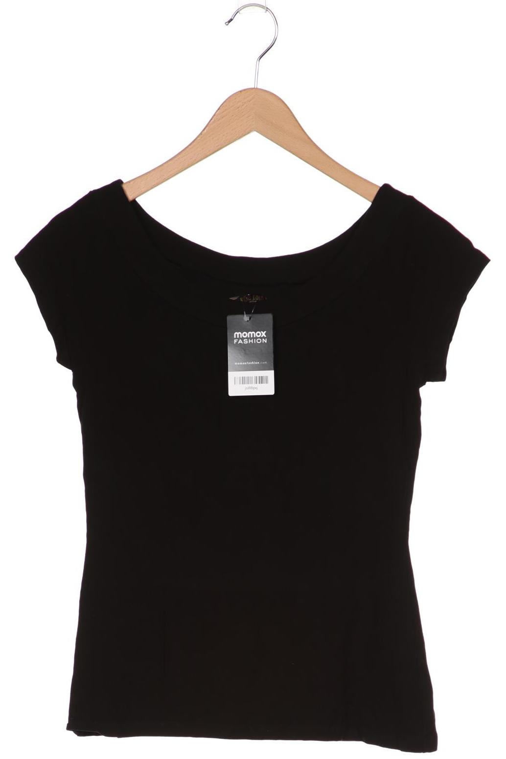 

King Louie Damen T-Shirt, schwarz, Gr. 34