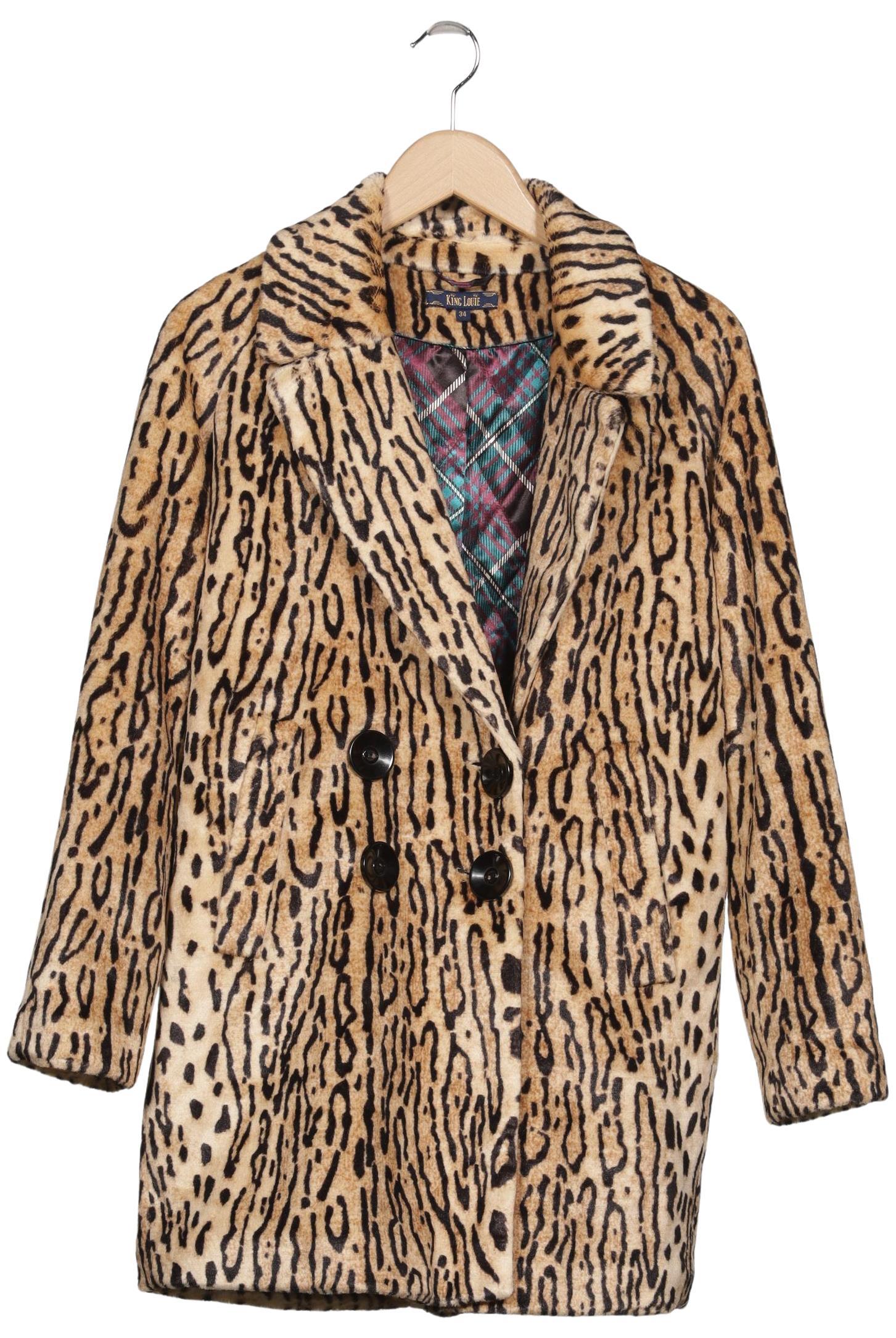 

King Louie Damen Mantel, braun, Gr. 34