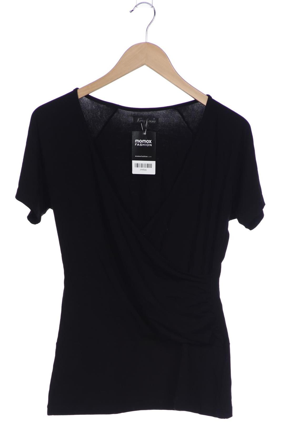 

King Louie Damen T-Shirt, schwarz, Gr. 42